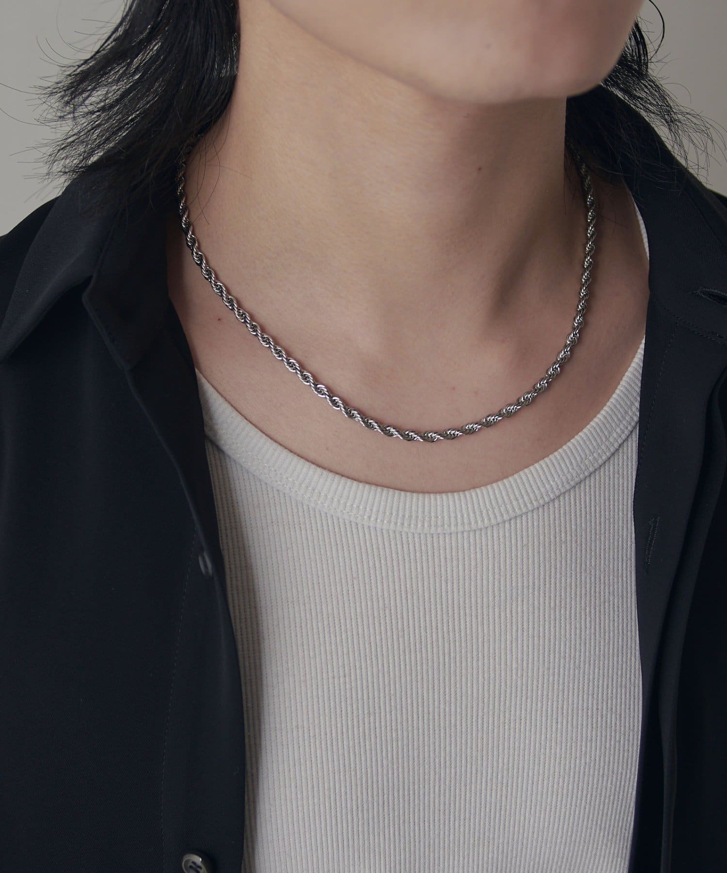 Lui's(ルイス) Ah Necklace 07 / ツイストチェーンネックレス