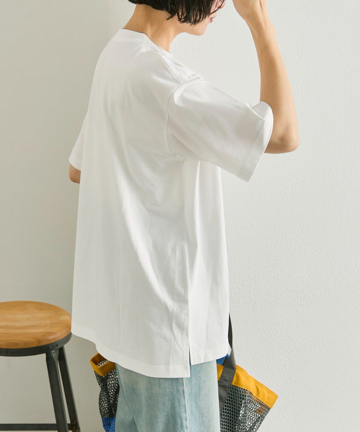 ear PAPILLONNER(イア パピヨネ) 【KEN NAKAYAMA×ear】コラボTシャツ《手洗い可》