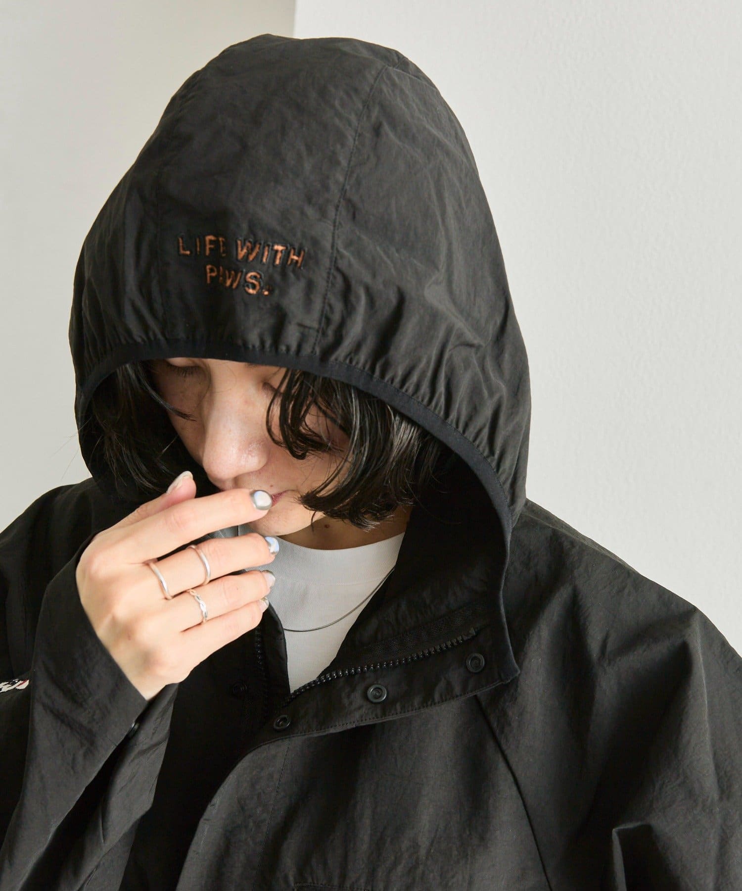 ear PAPILLONNER(イア パピヨネ) 【KEN NAKAYAMA×ear】コラボ ウインドブレーカー《撥水/UVカット機能あり》