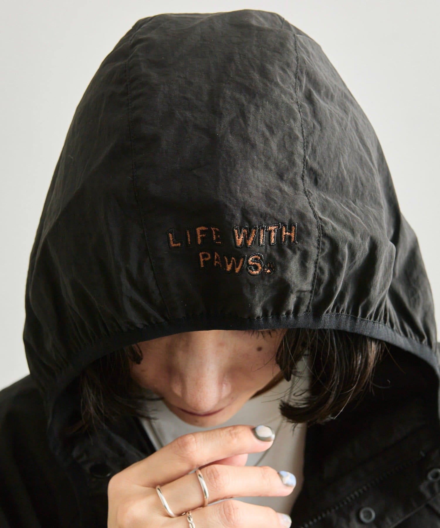 ear PAPILLONNER(イア パピヨネ) 【KEN NAKAYAMA×ear】コラボ ウインドブレーカー《撥水/UVカット機能あり》