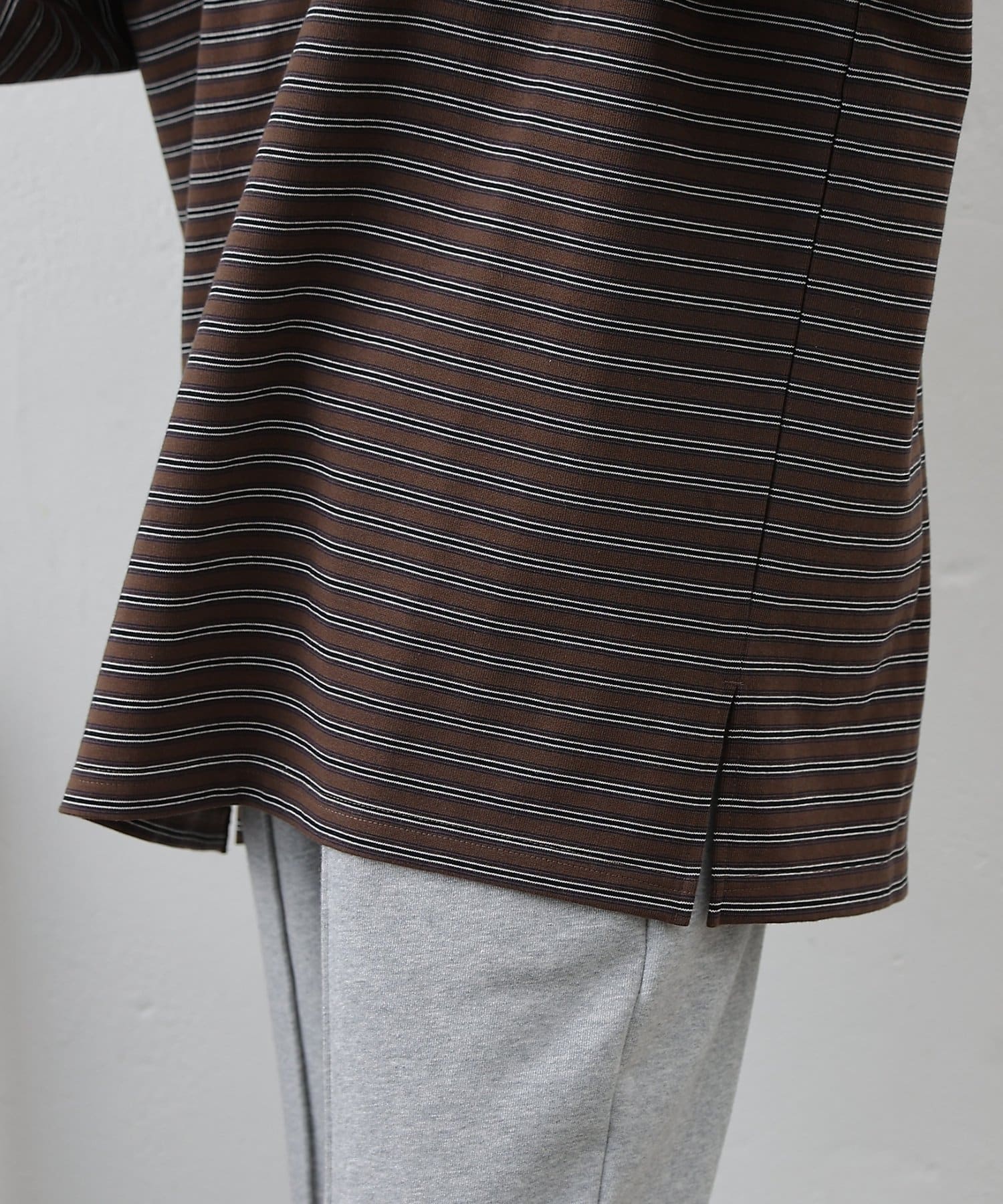 COLONY 2139(コロニー トゥーワンスリーナイン) ボーダーラガーシャツ