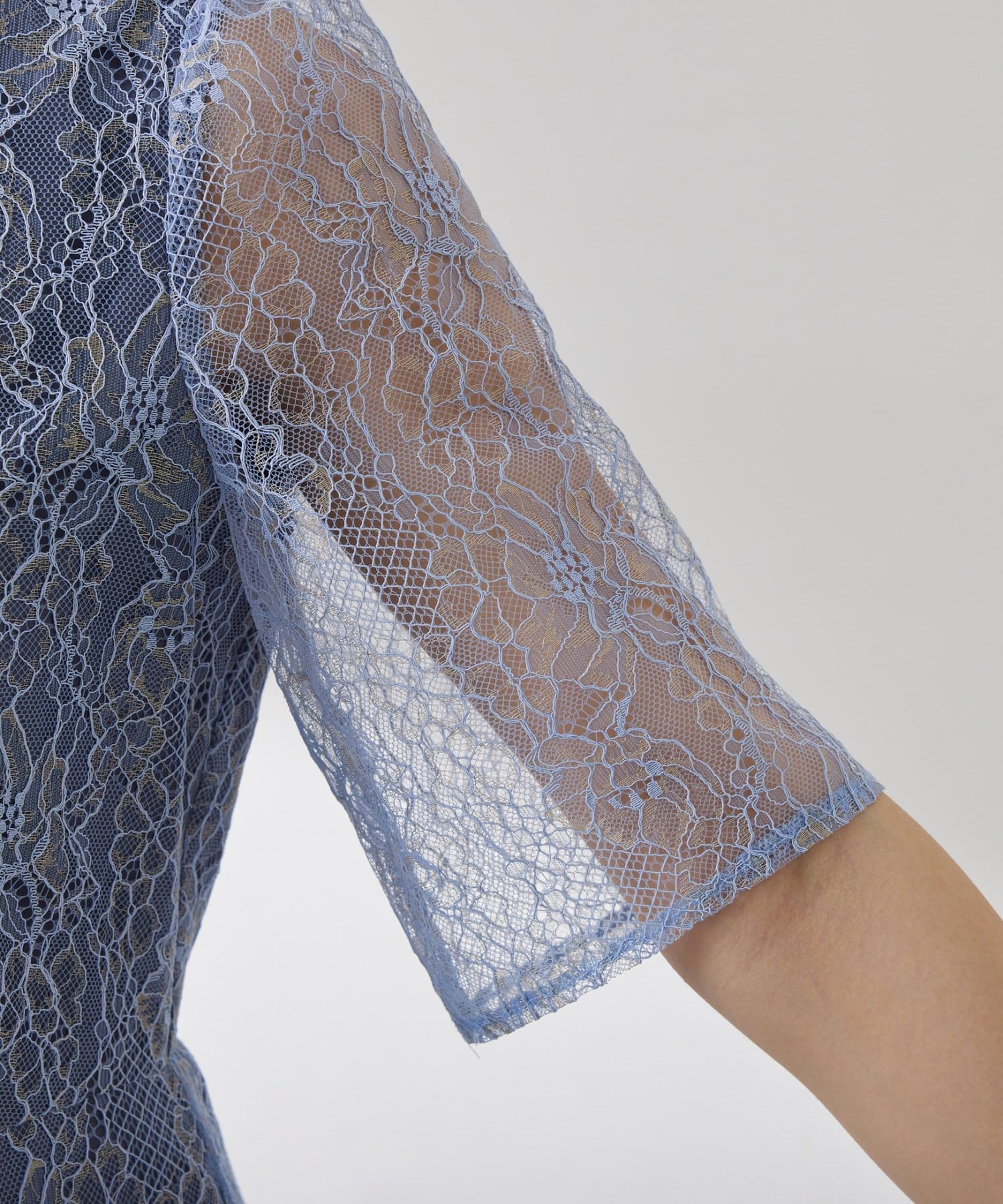 COLLAGE GALLARDAGALANTE(コラージュ ガリャルダガランテ) 【オケージョン】ラメフラワーコードレースワンピース