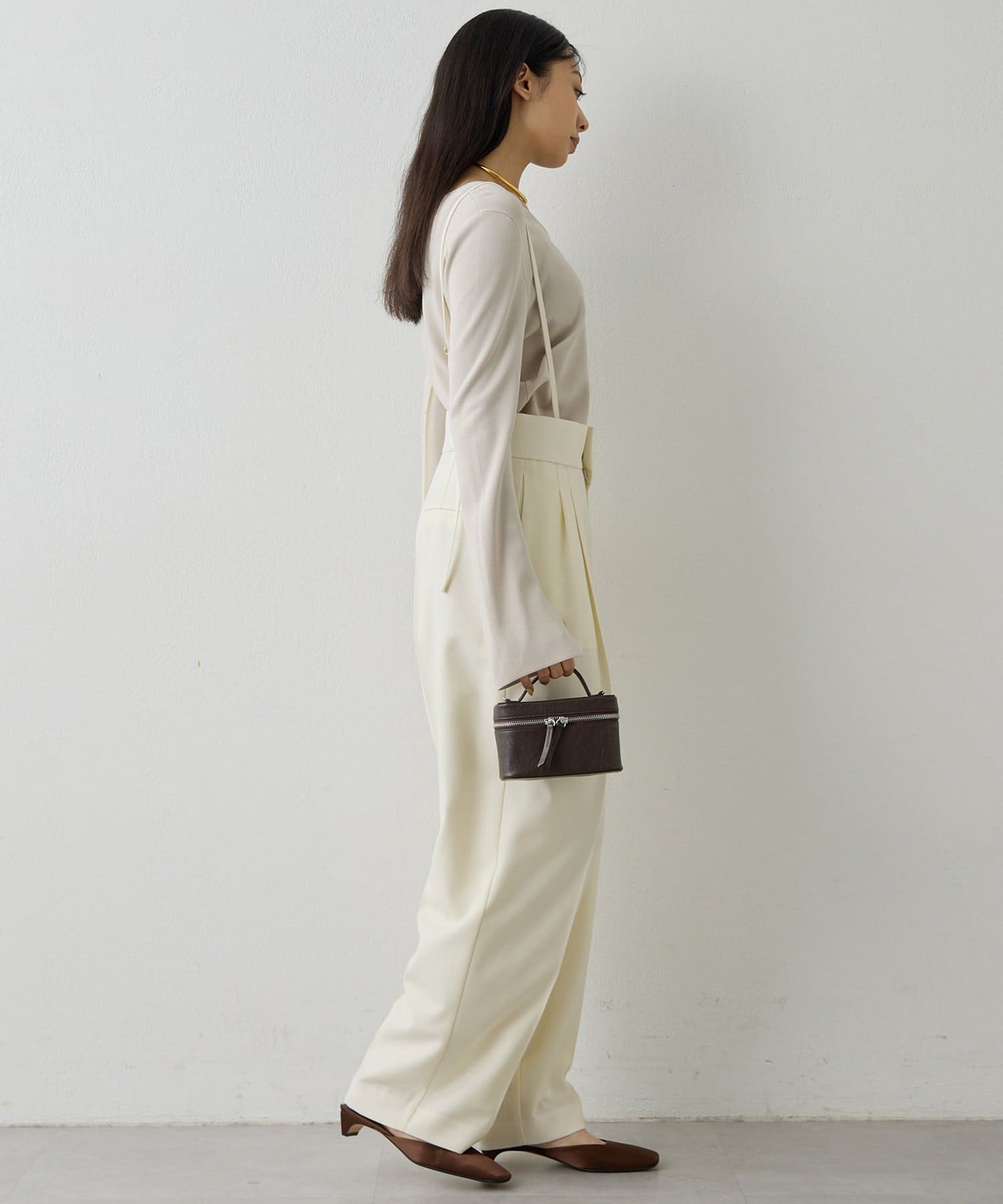 Whim Gazette(ウィム ガゼット) 2wayスムースプルオーバー