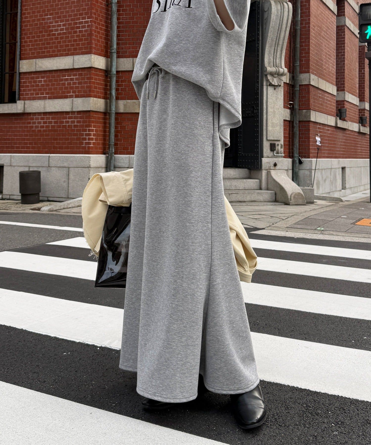 DOUDOU(ドゥドゥ) 【セットアップ可能】マーメイドカットフレアスカート