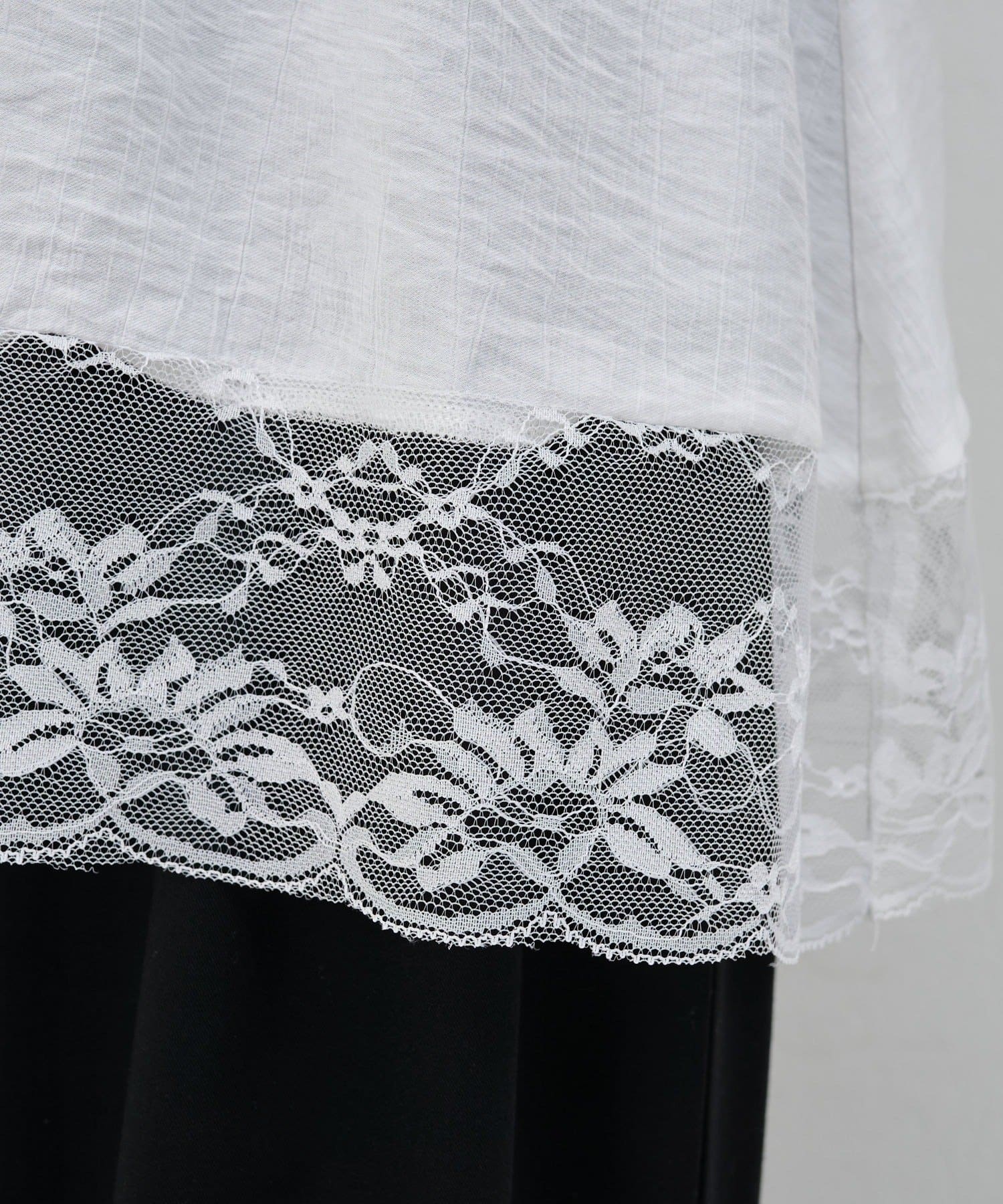 SHENERY(シーナリー) 【26SS予約】レースチュニックブラウス