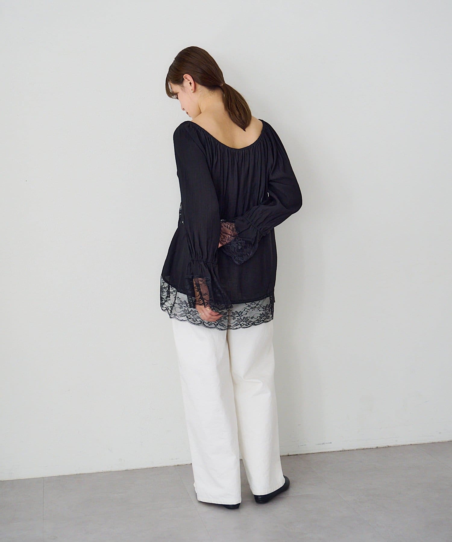 SHENERY(シーナリー) 【26SS予約】レースチュニックブラウス