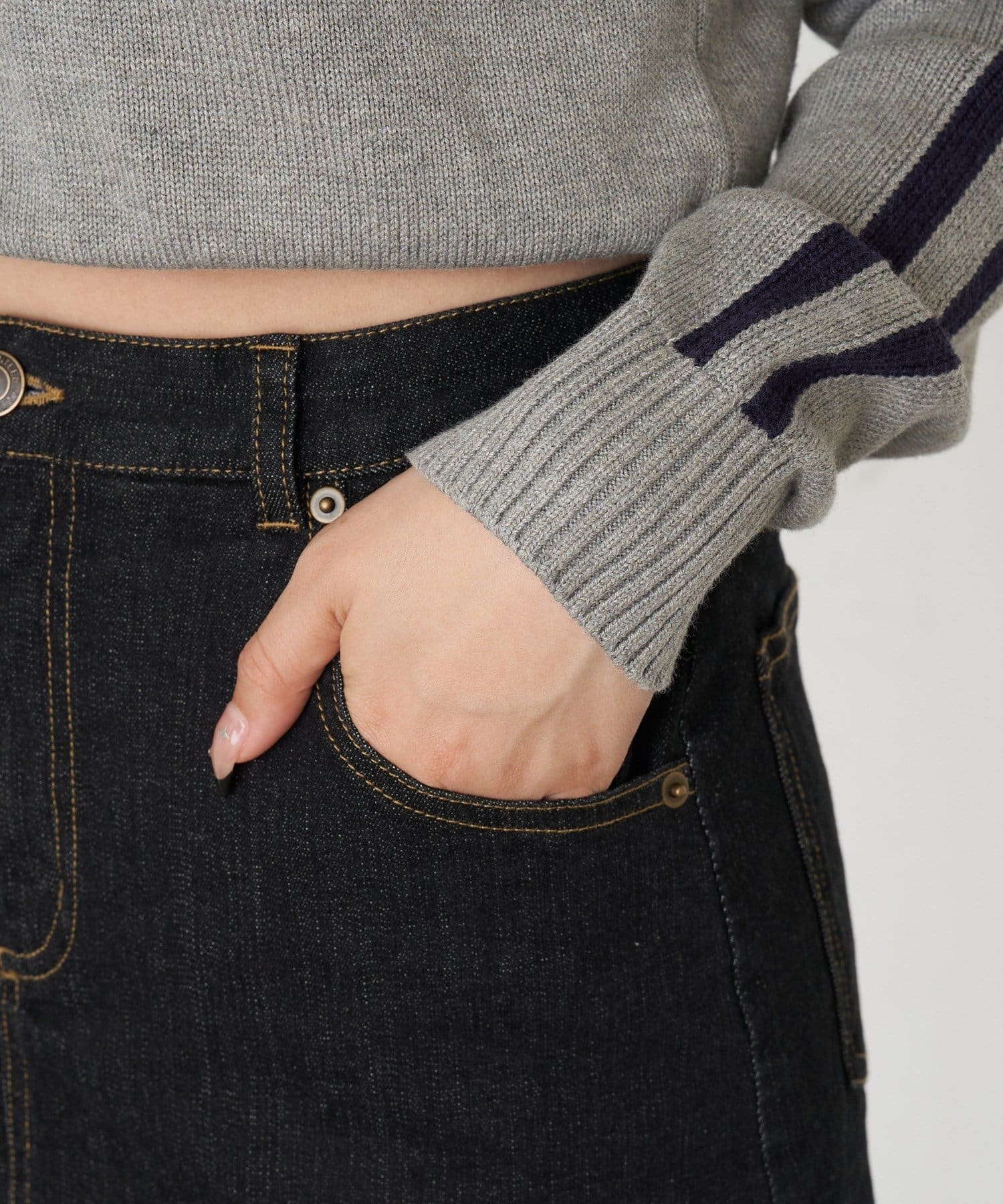 RAY CASSIN(レイカズン) レイヤード台形スカパン