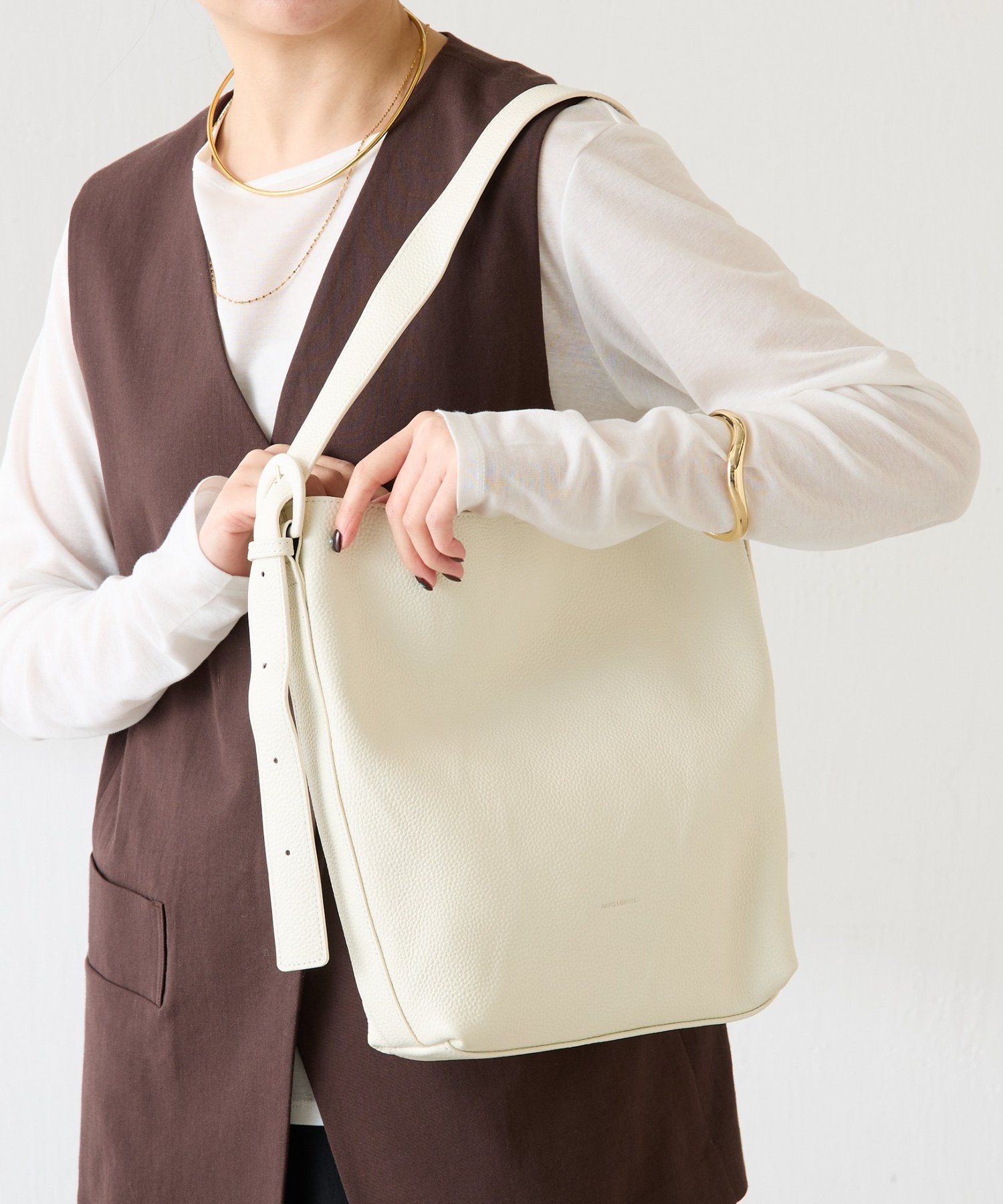 COLLAGE GALLARDAGALANTE(コラージュ ガリャルダガランテ) 【PAPILLONNER/パピヨネ】レザーワンハンドルバッグ