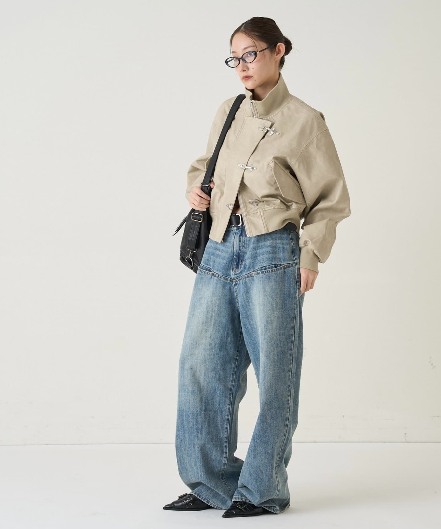 WHO’S WHO gallery(フーズフーギャラリー) FIREMAN SHORT BLOUSON(LEATHER/DENIM)