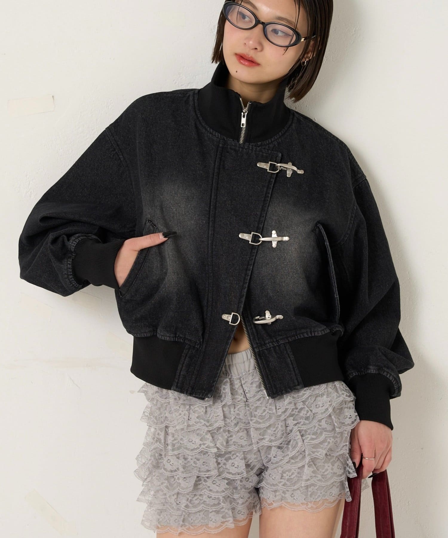 WHO’S WHO gallery(フーズフーギャラリー) FIREMAN SHORT BLOUSON(LEATHER/DENIM)