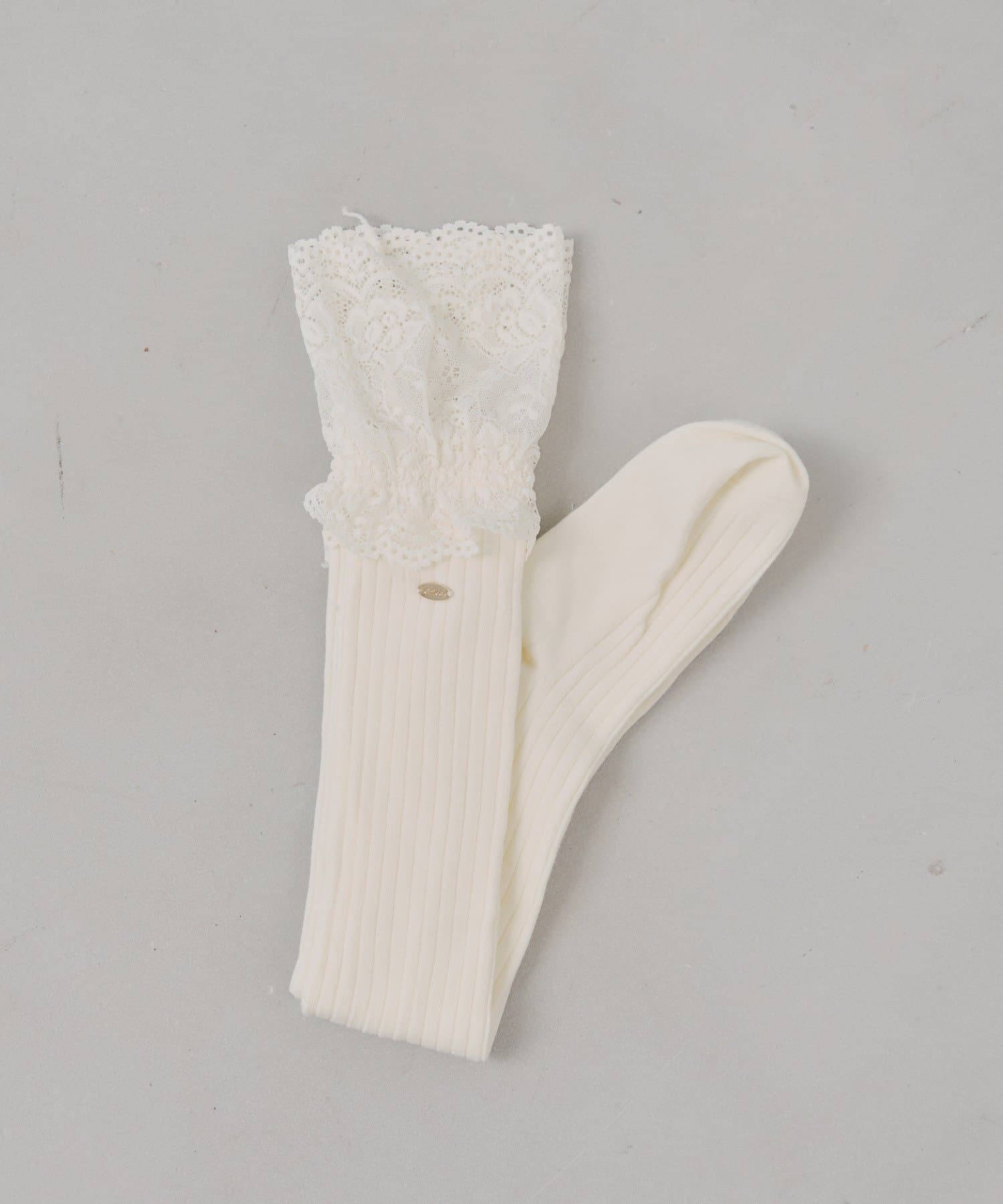 Chico(チコ) レース付きリブソックス