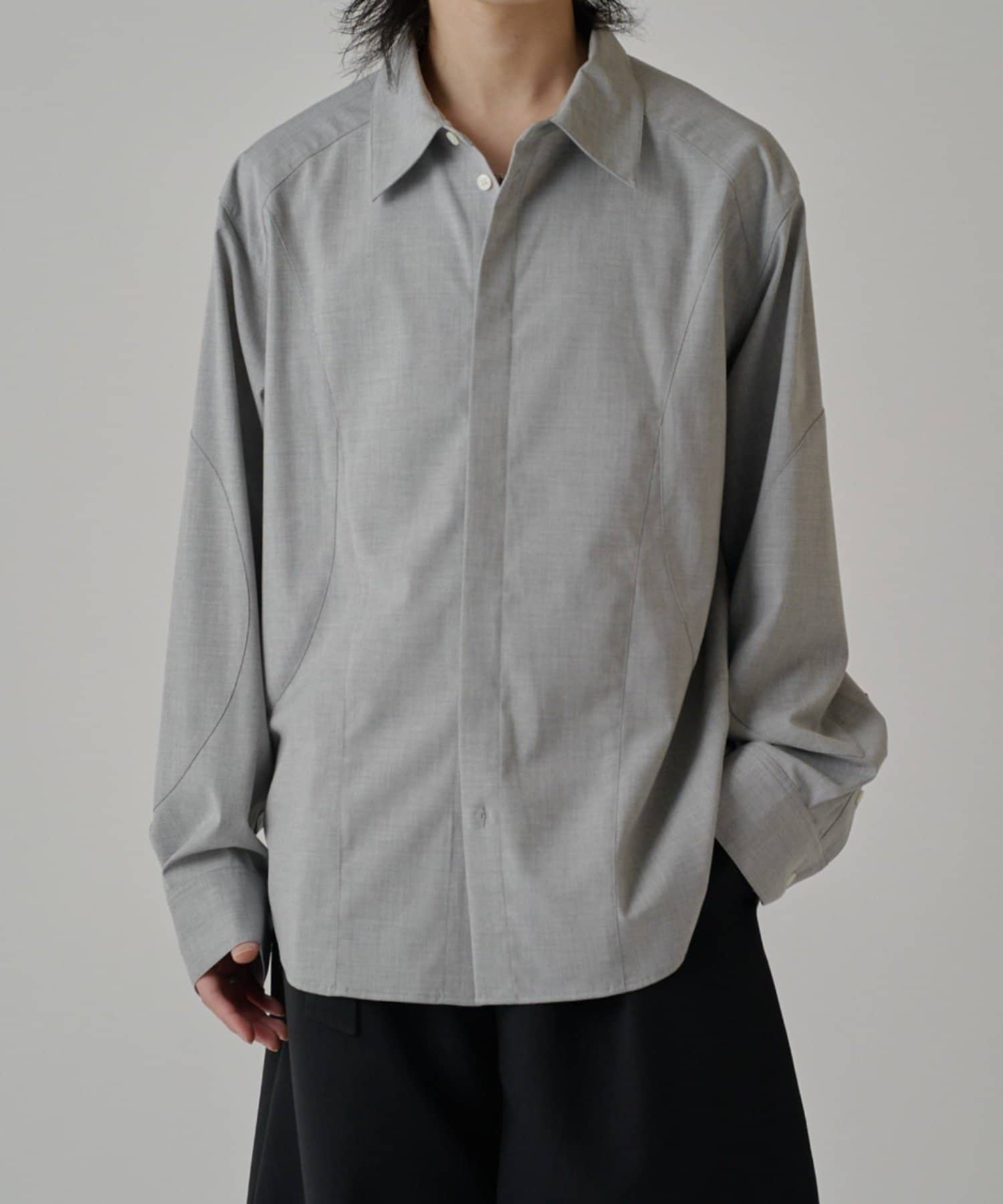 Lui's(ルイス) パターン切替デザインシャツ