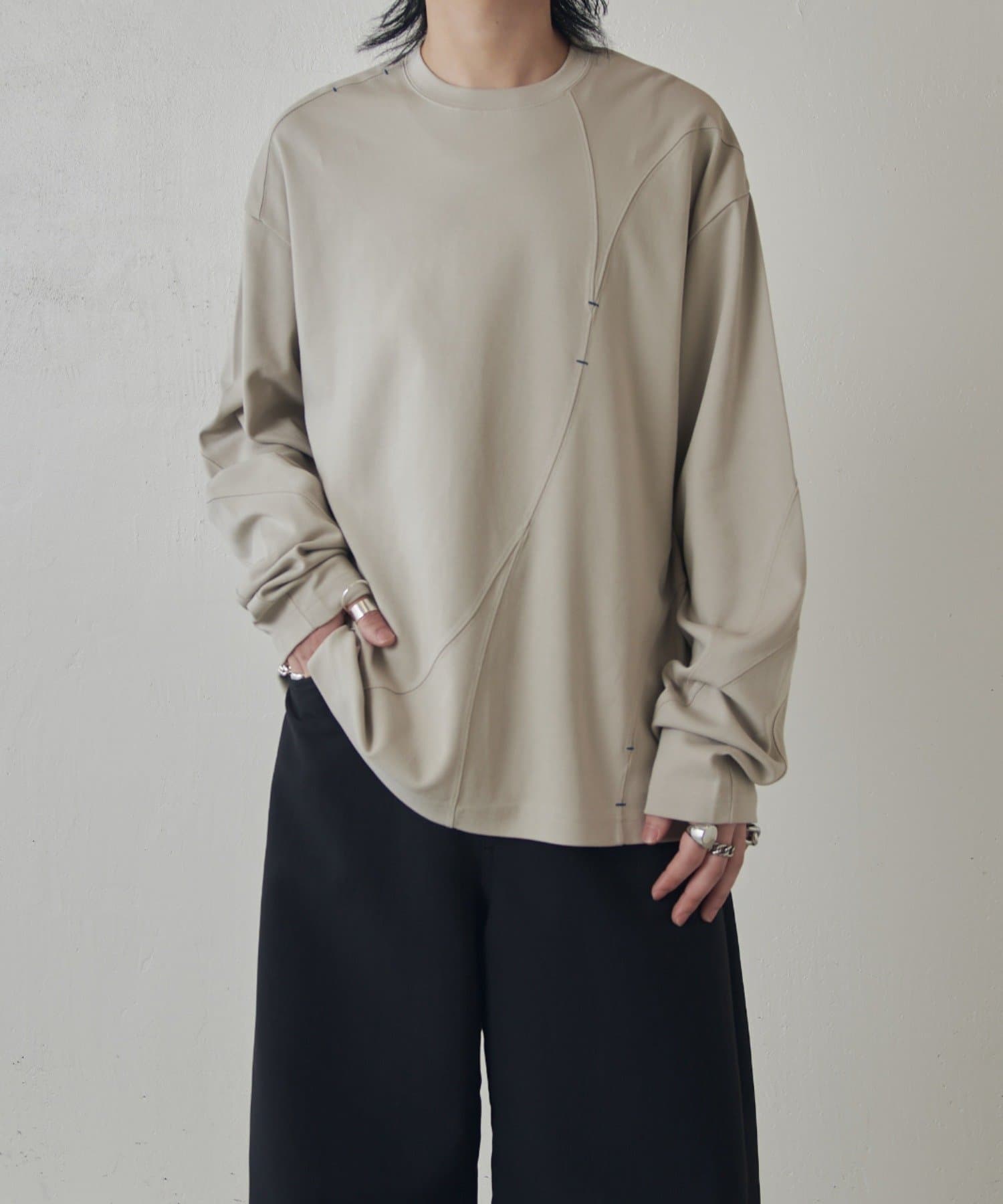 Lui's(ルイス) ランダム切替ロングスリーブTシャツ