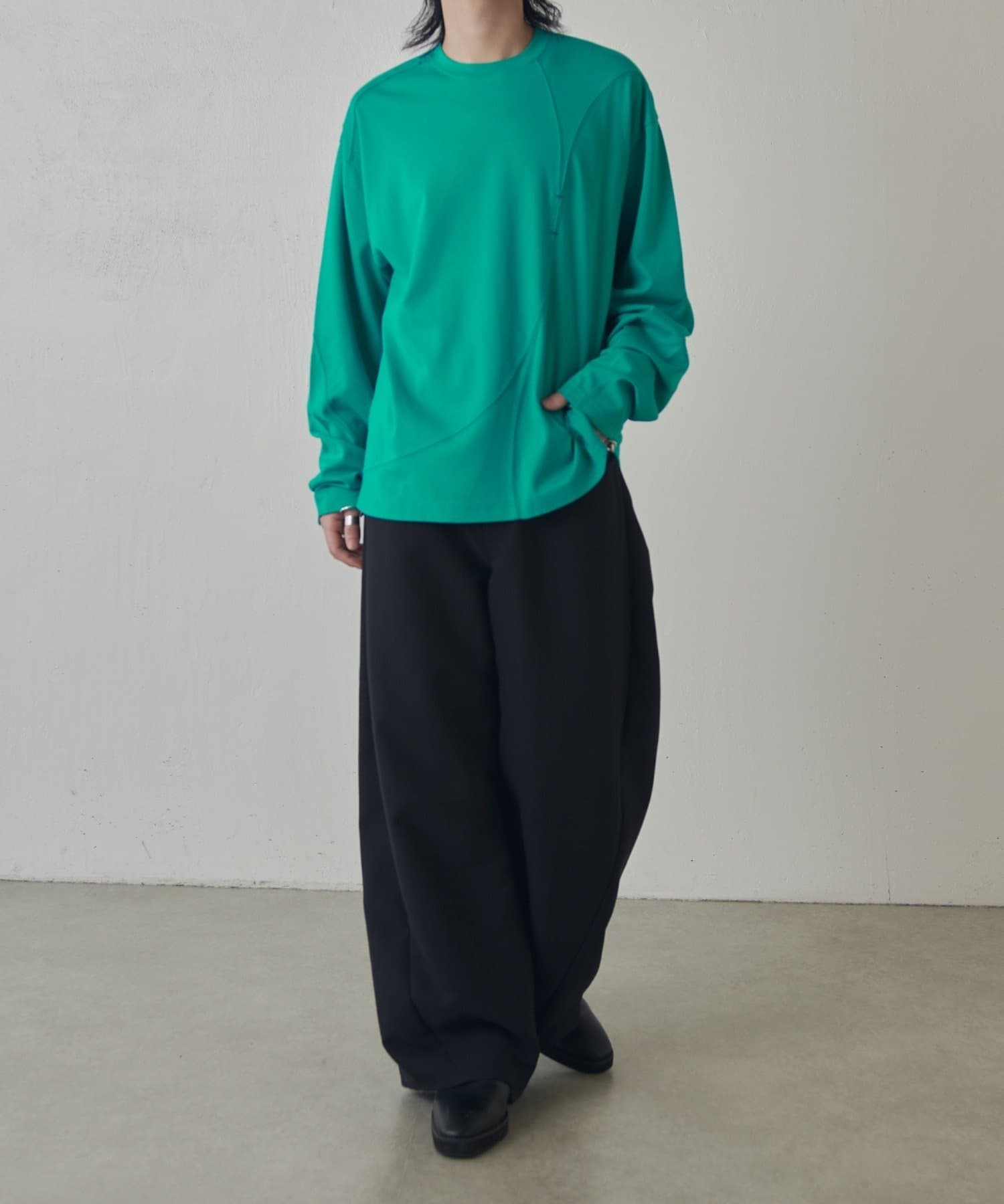 Lui's(ルイス) ランダム切替ロングスリーブTシャツ