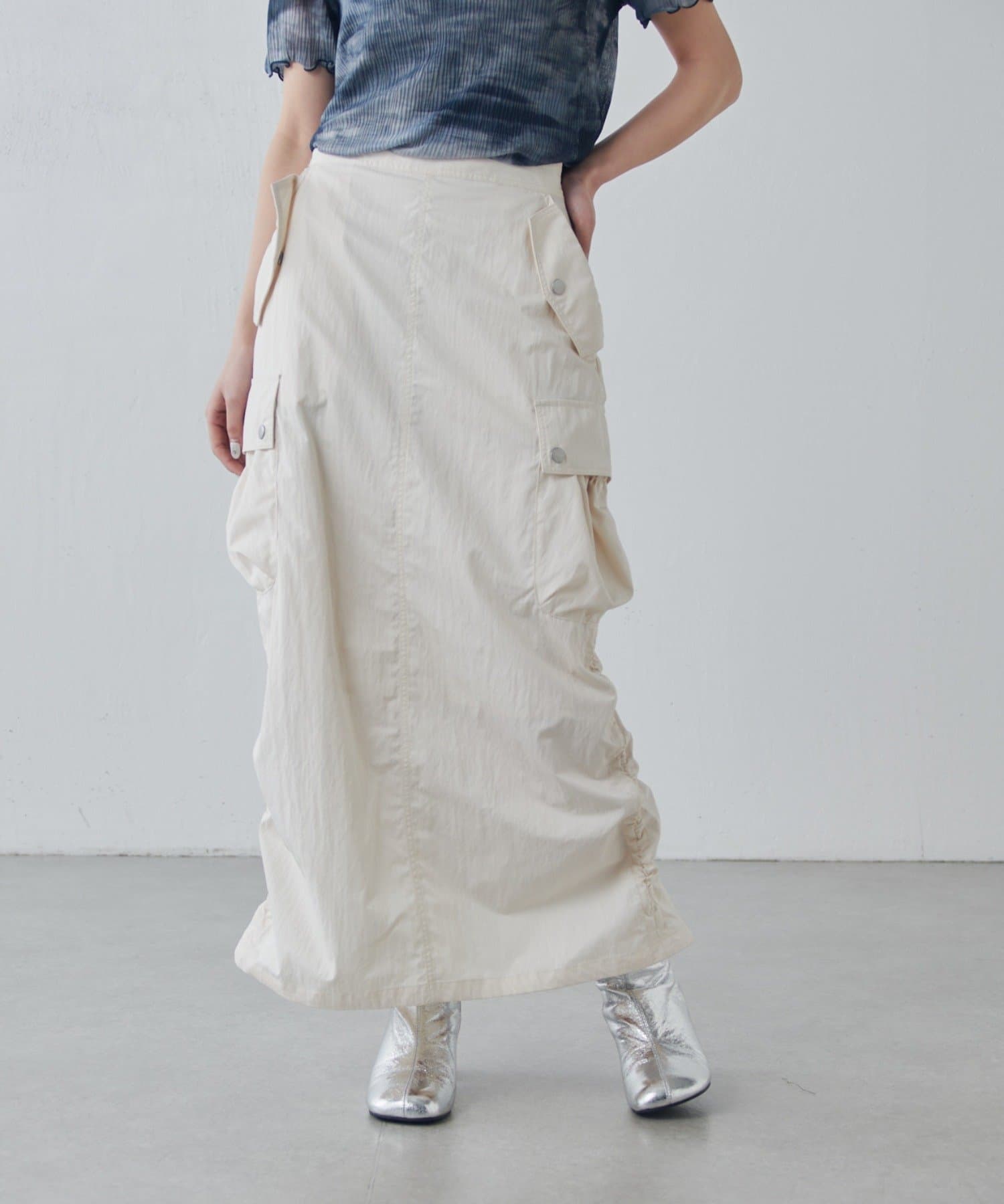 Lui's(ルイス) 【セットアップ対応◎】ドロスドカーゴスカート