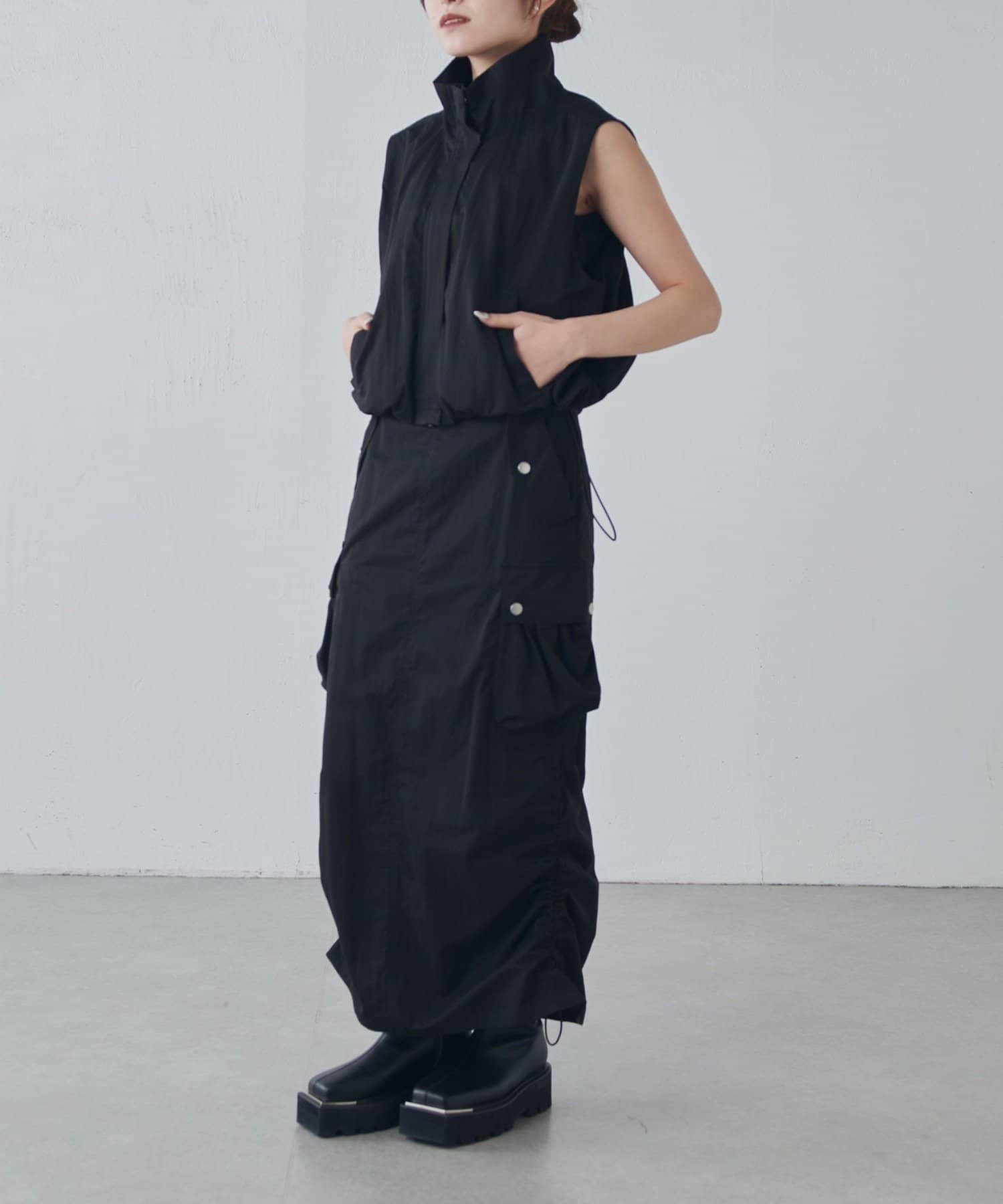 Lui's(ルイス) 【セットアップ対応◎】ドロスドカーゴスカート