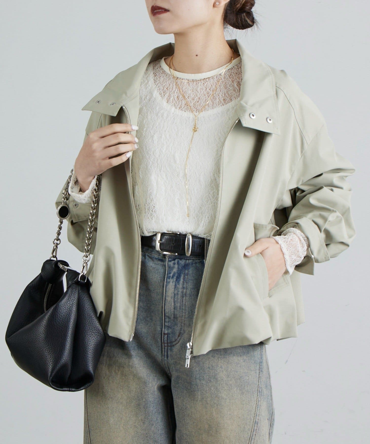 Lui's(ルイス) スタンドZIPブルゾン