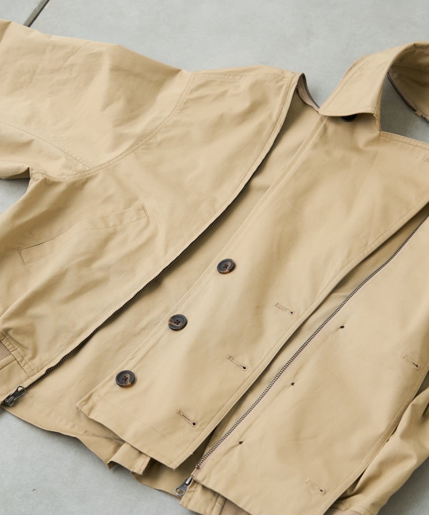 CIAOPANIC TYPY(チャオパニックティピー) ≪26SS展示会アイテム≫【2WAY】ZIP切替トレンチコート