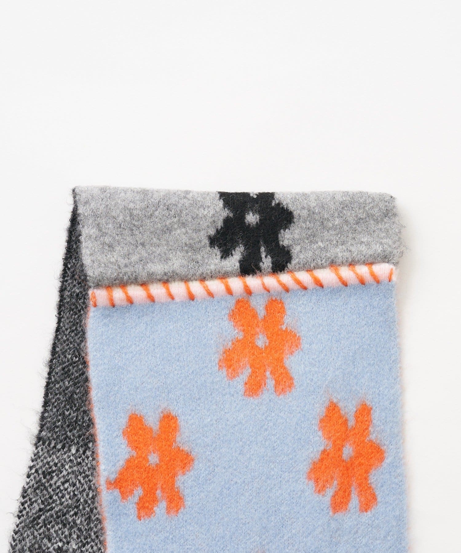 CIAOPANIC(チャオパニック) 【HELLO.SANFRANCISCO/ハローサンフランシスコ】パッチワークマフラー