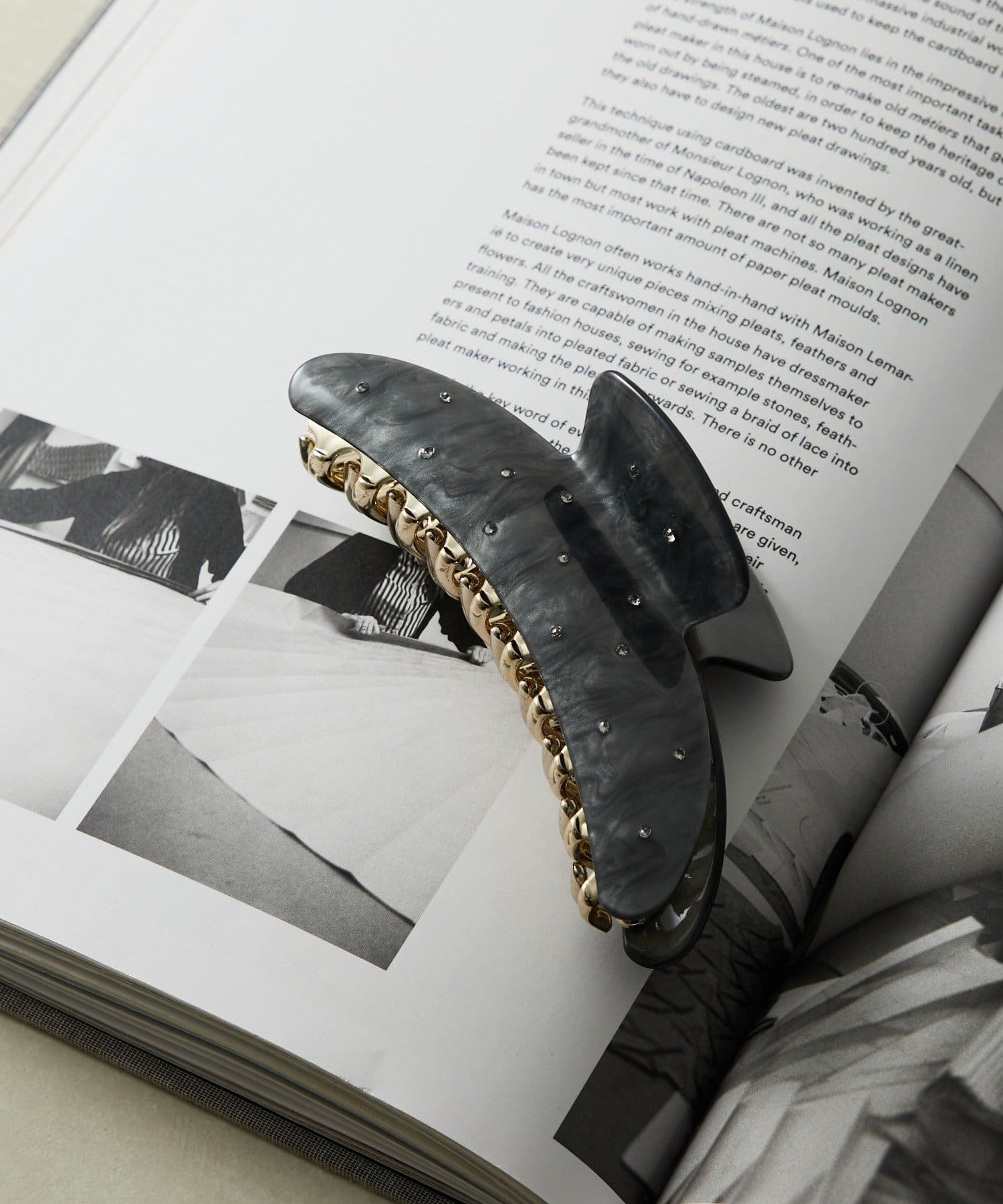 Lattice(ラティス) ストーン付きニュアンスクリップ