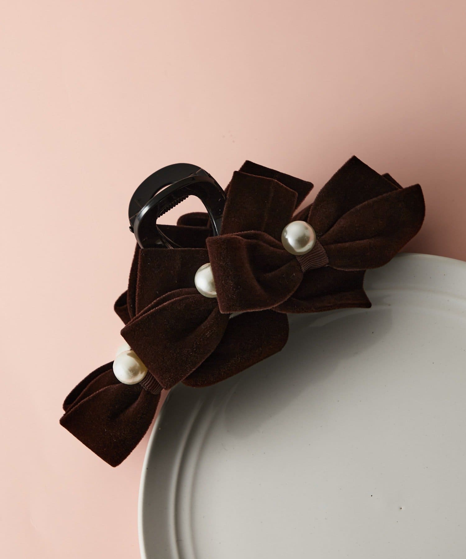 Lattice(ラティス) ベロアビッグリボンクリップ