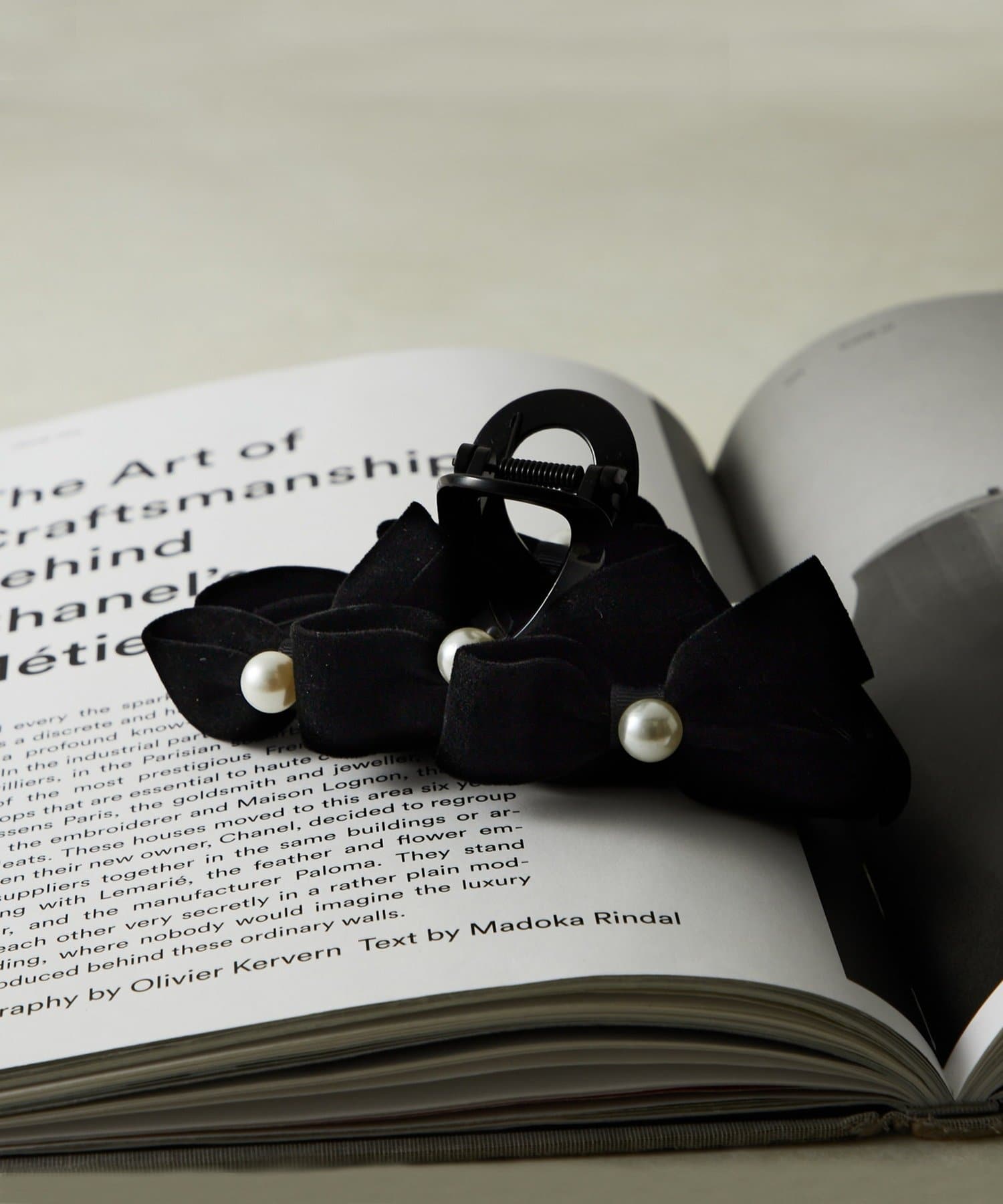 Lattice(ラティス) ベロアビッグリボンクリップ