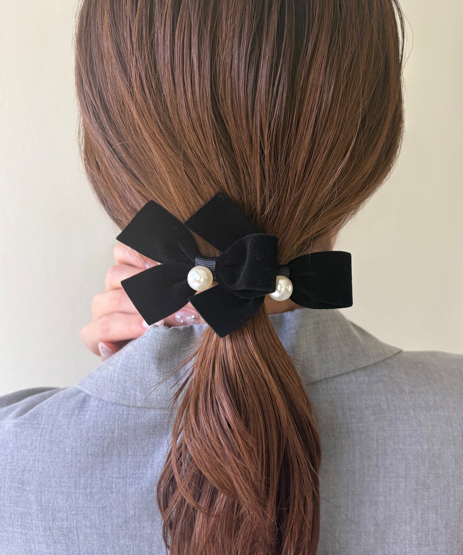 Lattice(ラティス) ベロアリボンクリップ