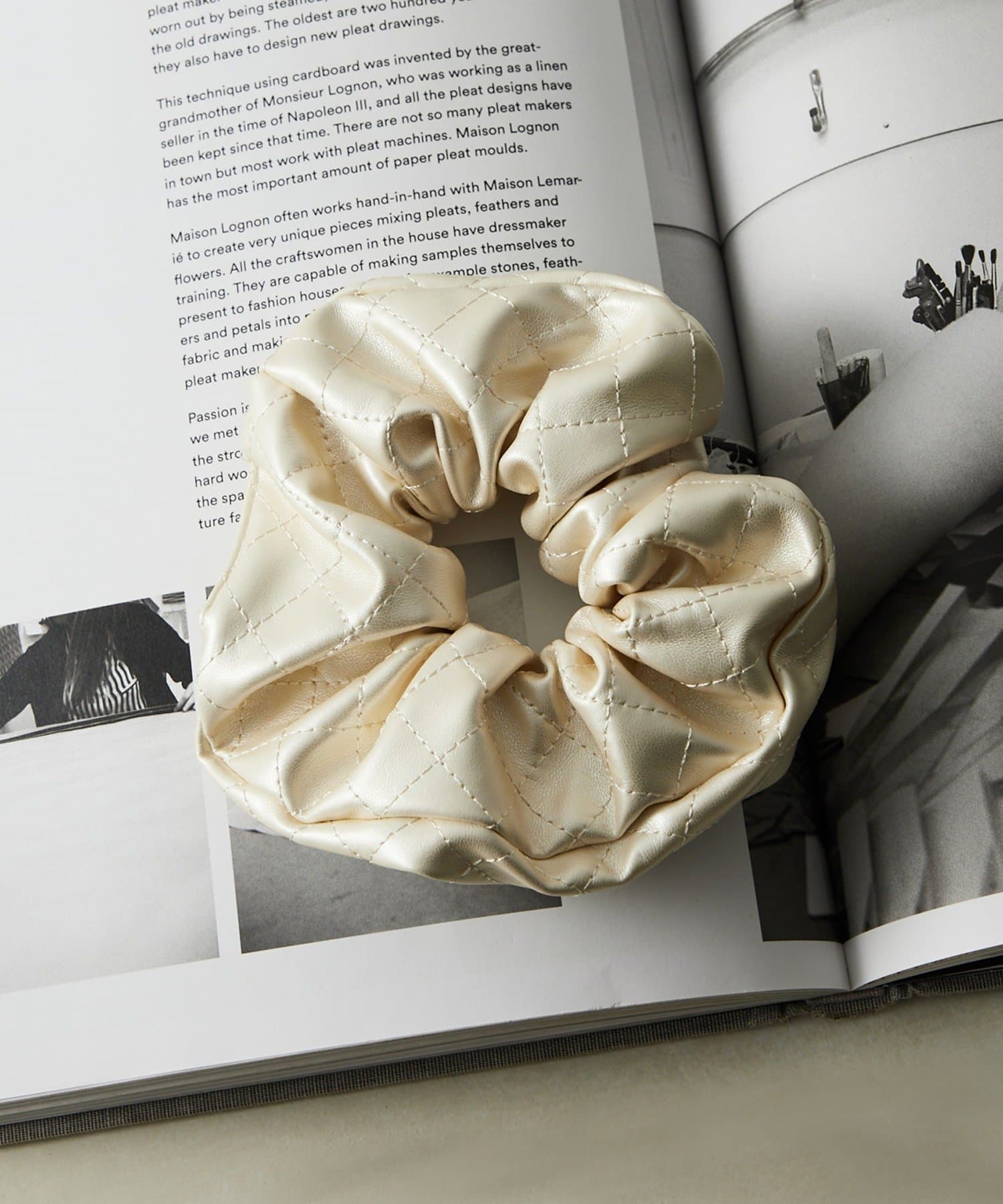 Lattice(ラティス) キルティングシュシュ