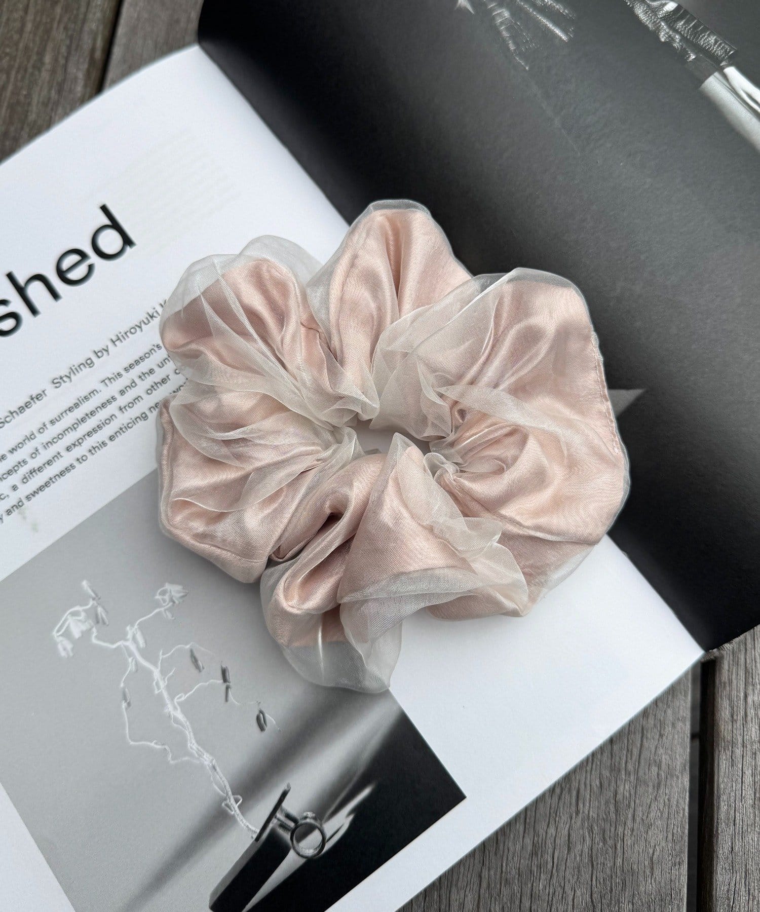 Lattice(ラティス) シアーボリュームシュシュ