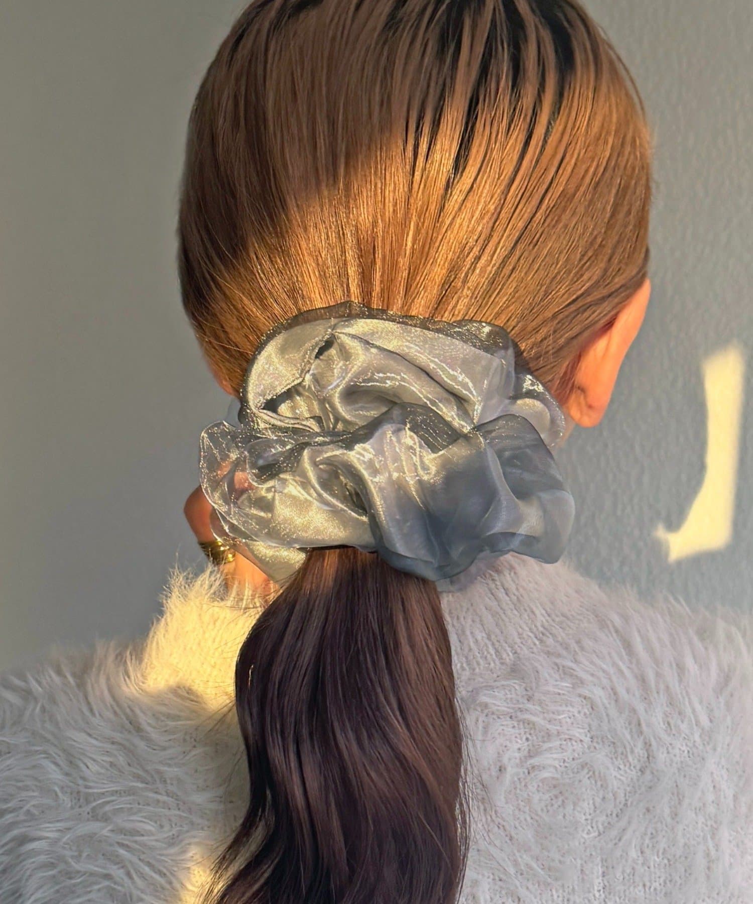 Lattice(ラティス) シアーボリュームシュシュ