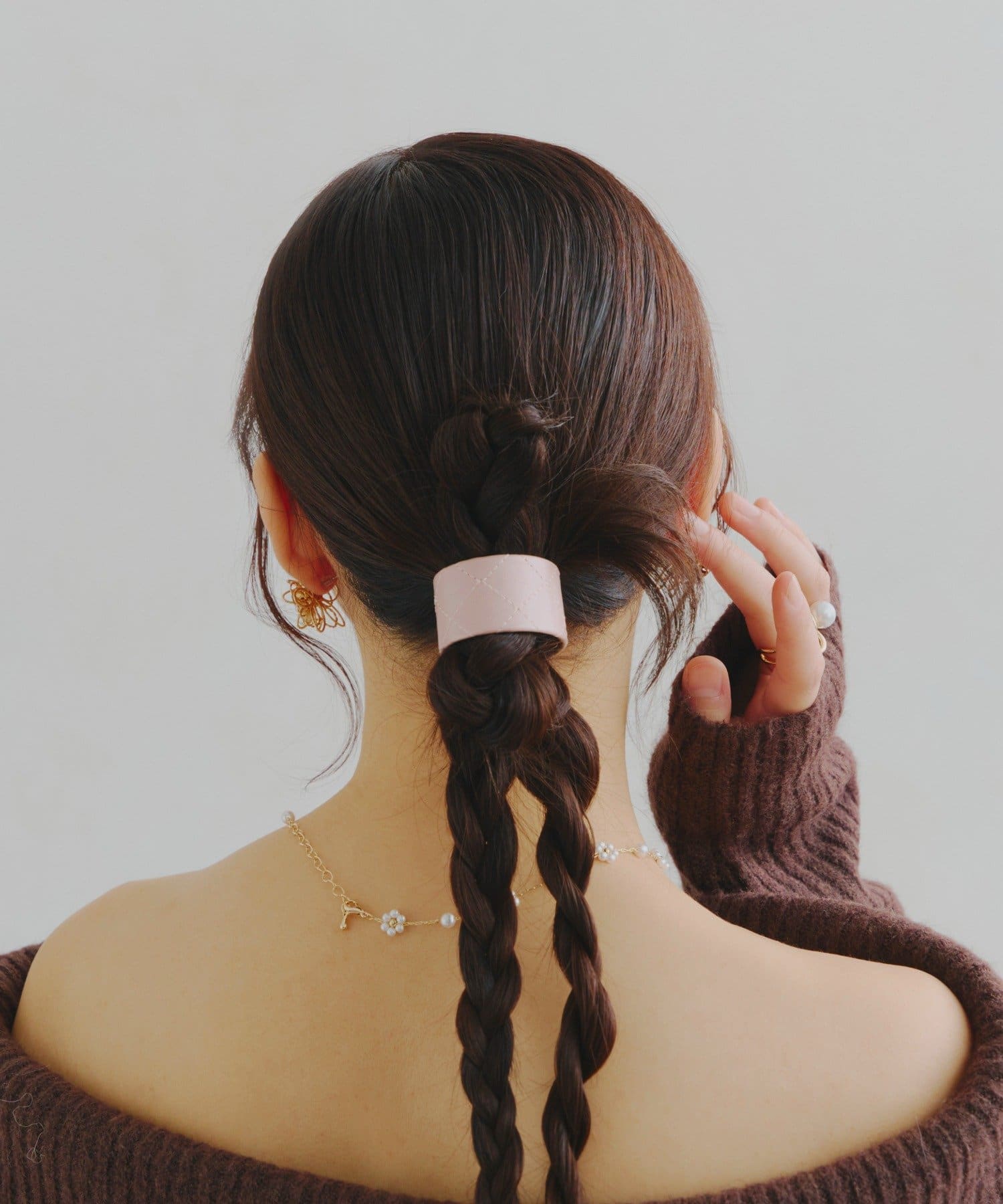 Lattice(ラティス) キルティングロールヘアカフ