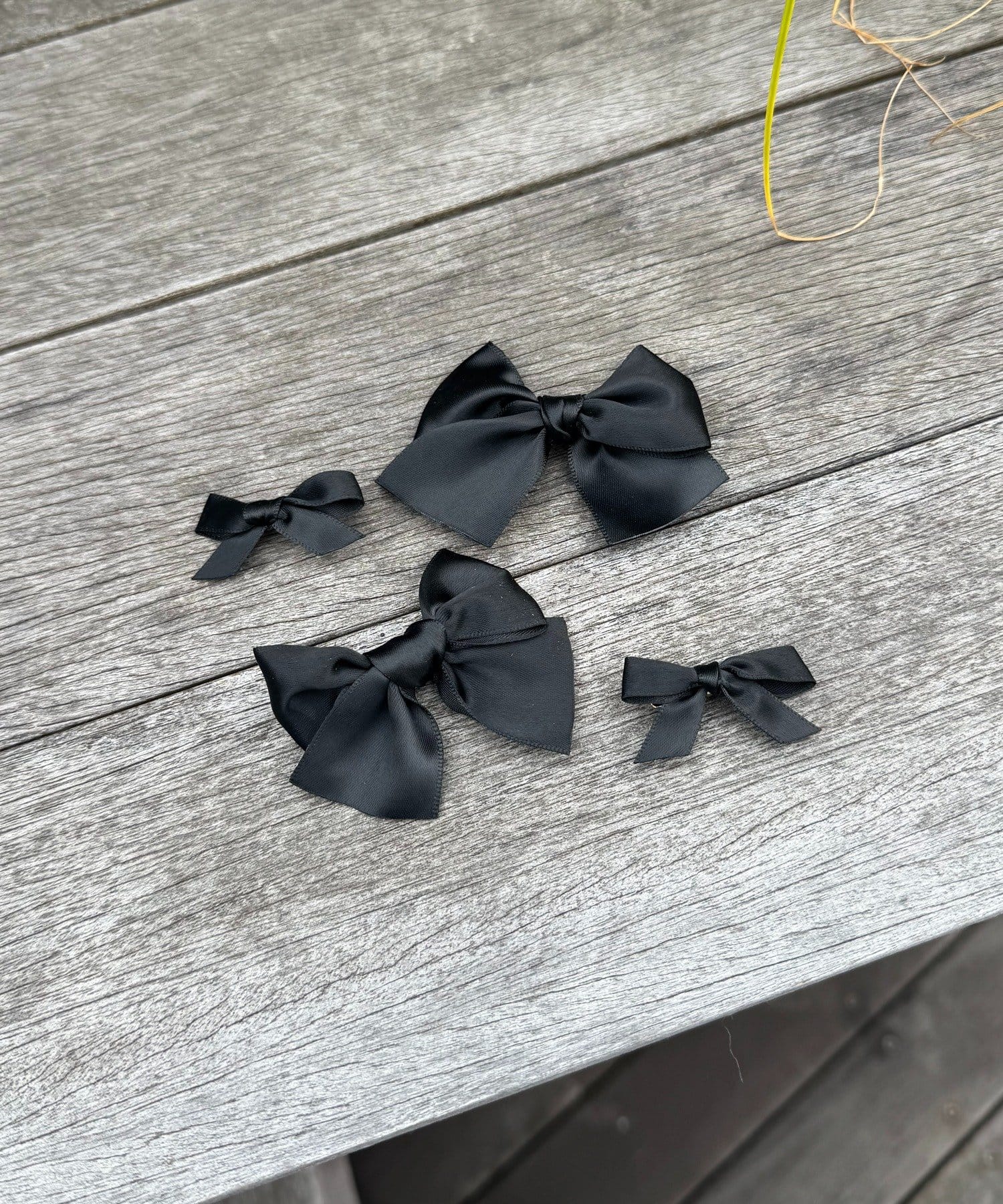 Lattice(ラティス) サテンリボンミニクリップセット(4P)