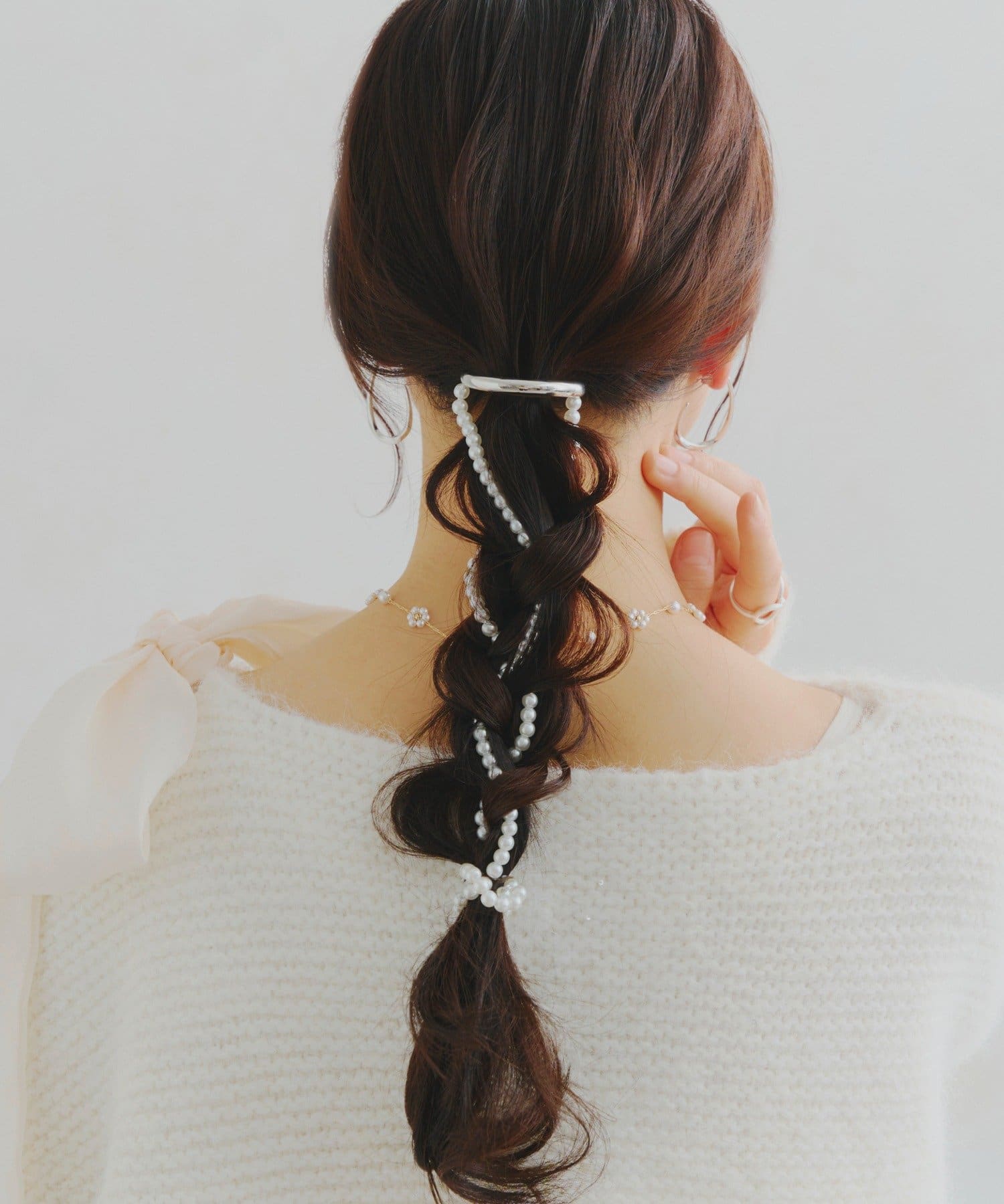 Lattice(ラティス) パールマルチリボンヘアカフ