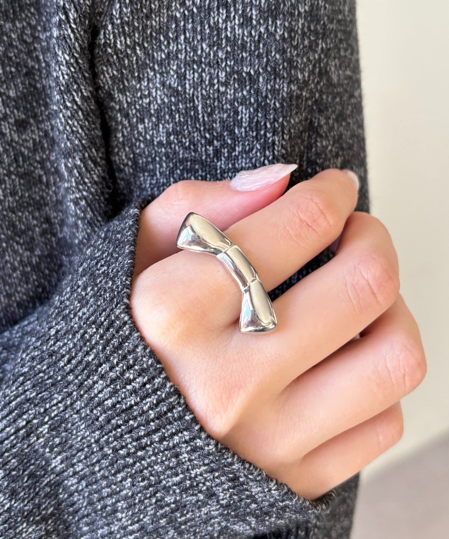 Lattice(ラティス) メタルリボンリング