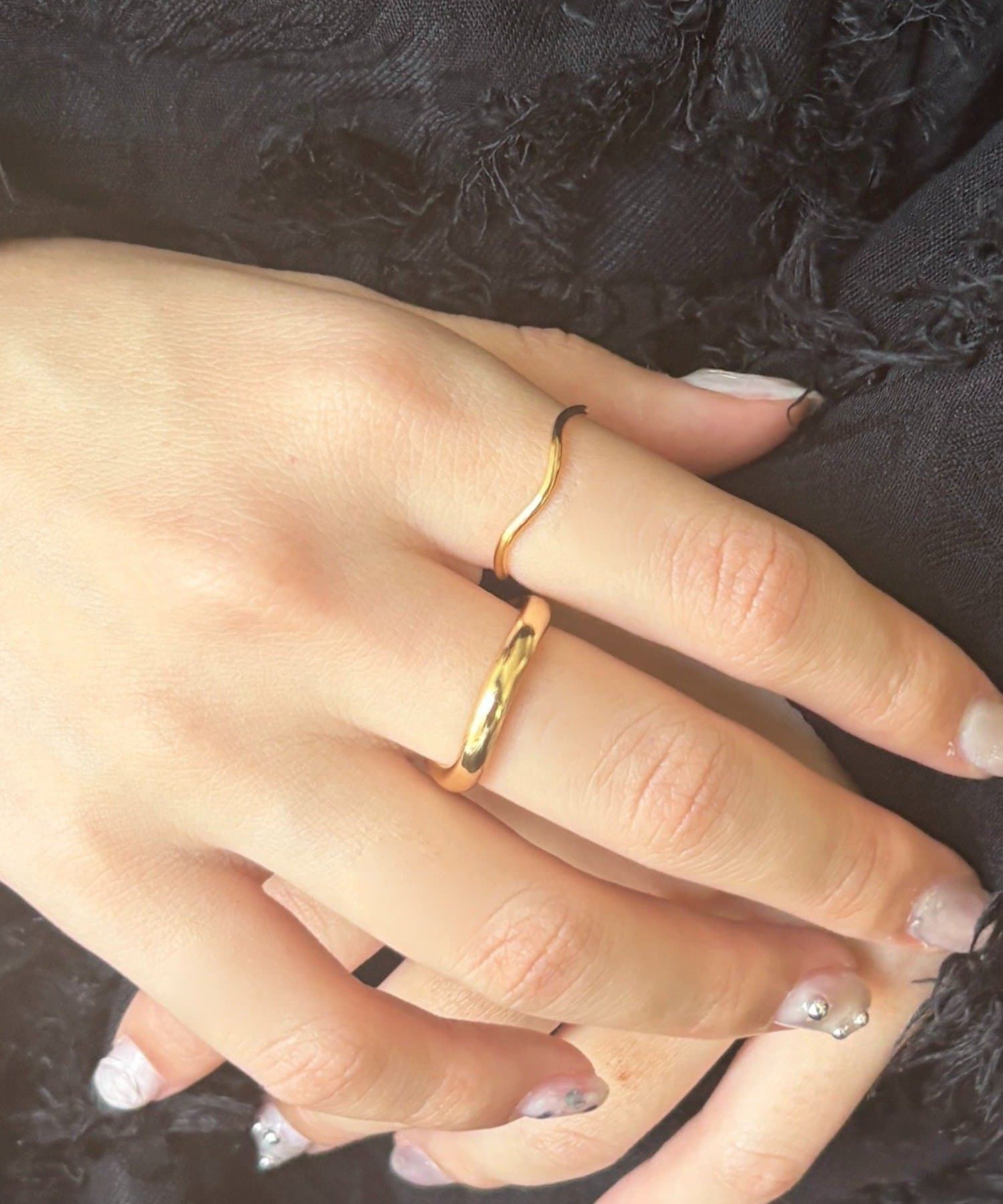 Lattice(ラティス) ニュアンスリングセット(2P)