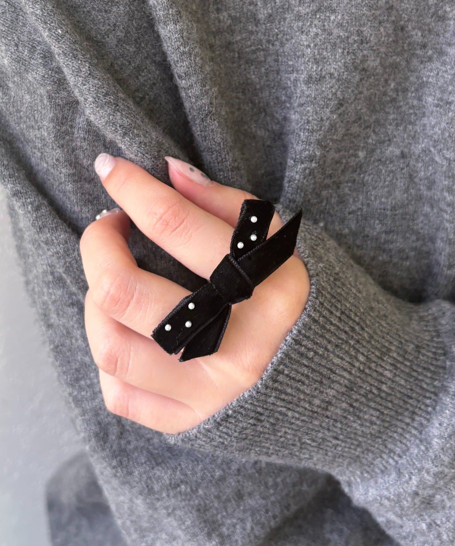 Lattice(ラティス) ベロアリボンリング