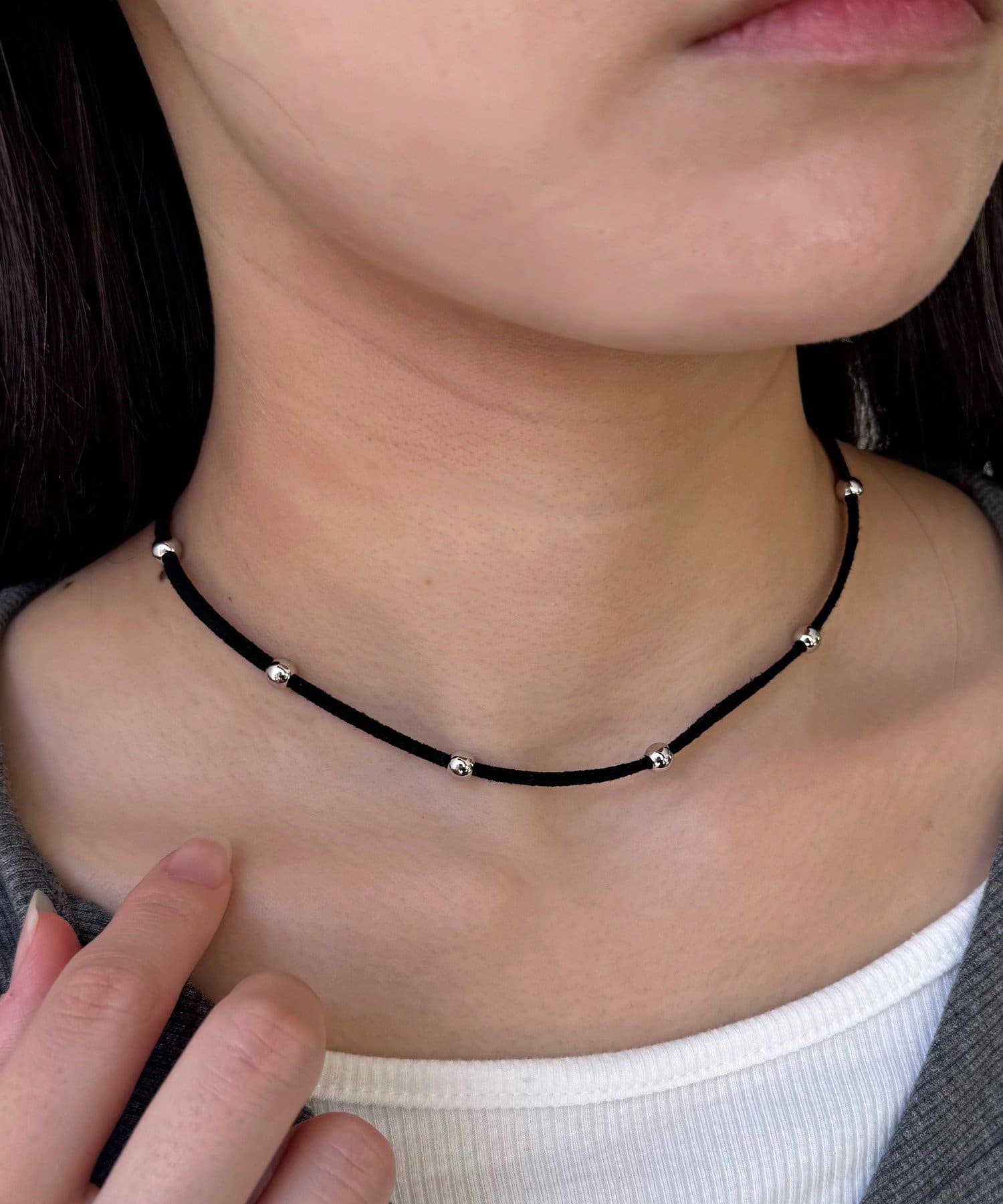 Lattice(ラティス) メタルボールネックレス