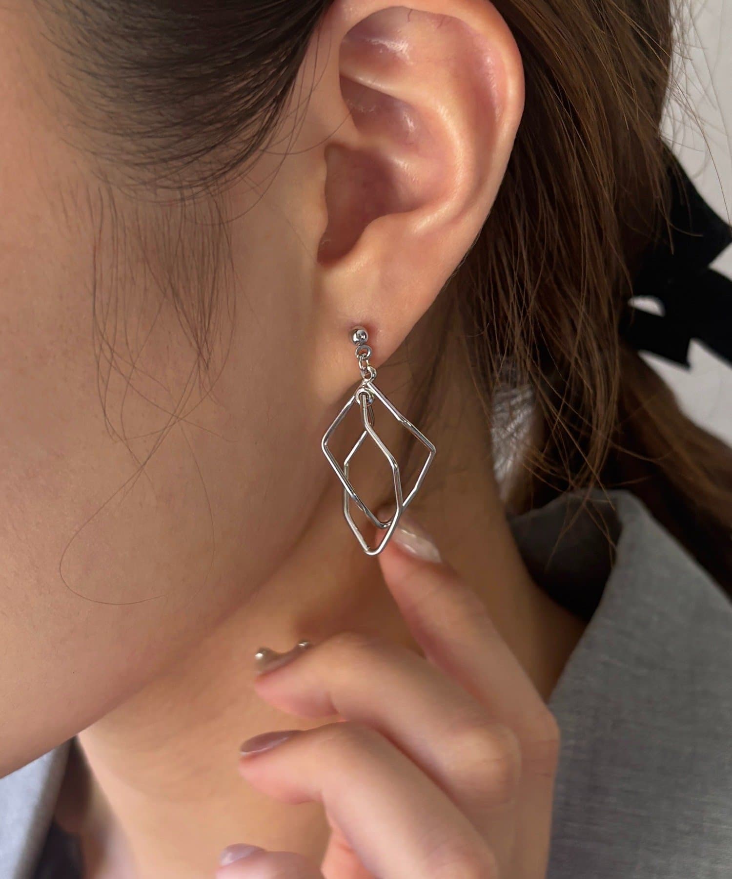 Lattice(ラティス) 華奢メタルピアス