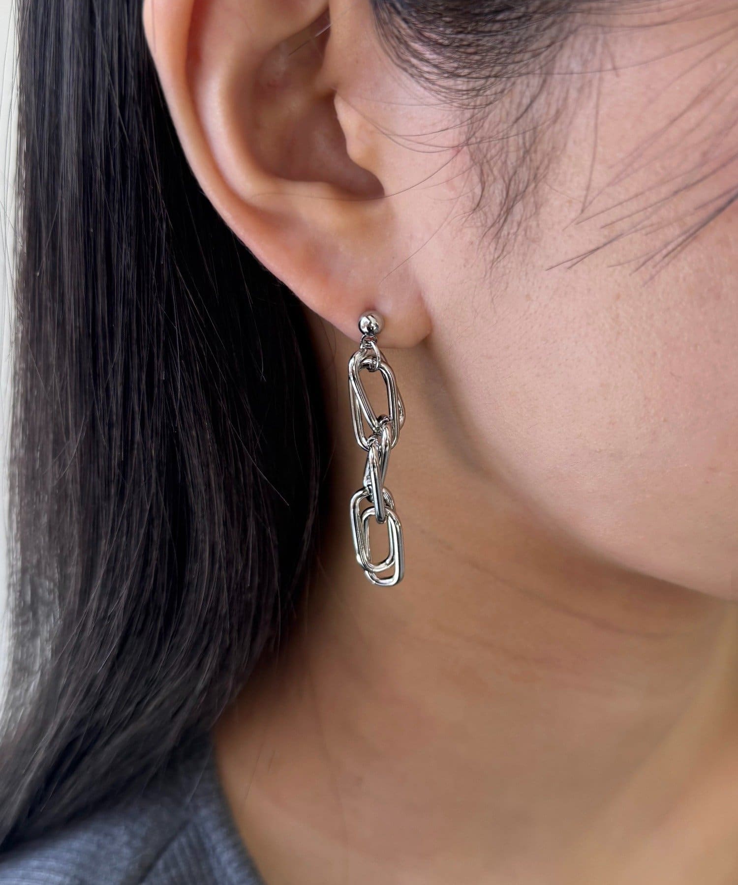 Lattice(ラティス) チェーンメタルピアス