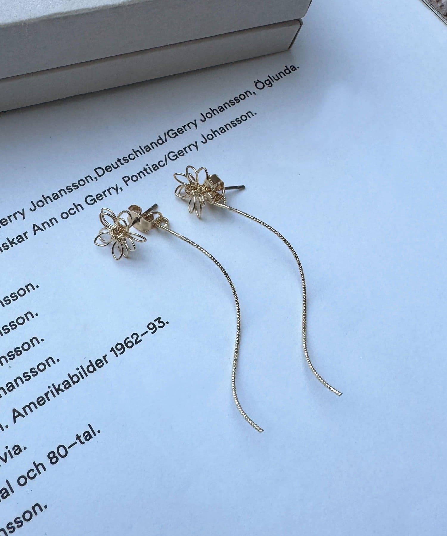 Lattice(ラティス) フラワーメメタルピアス