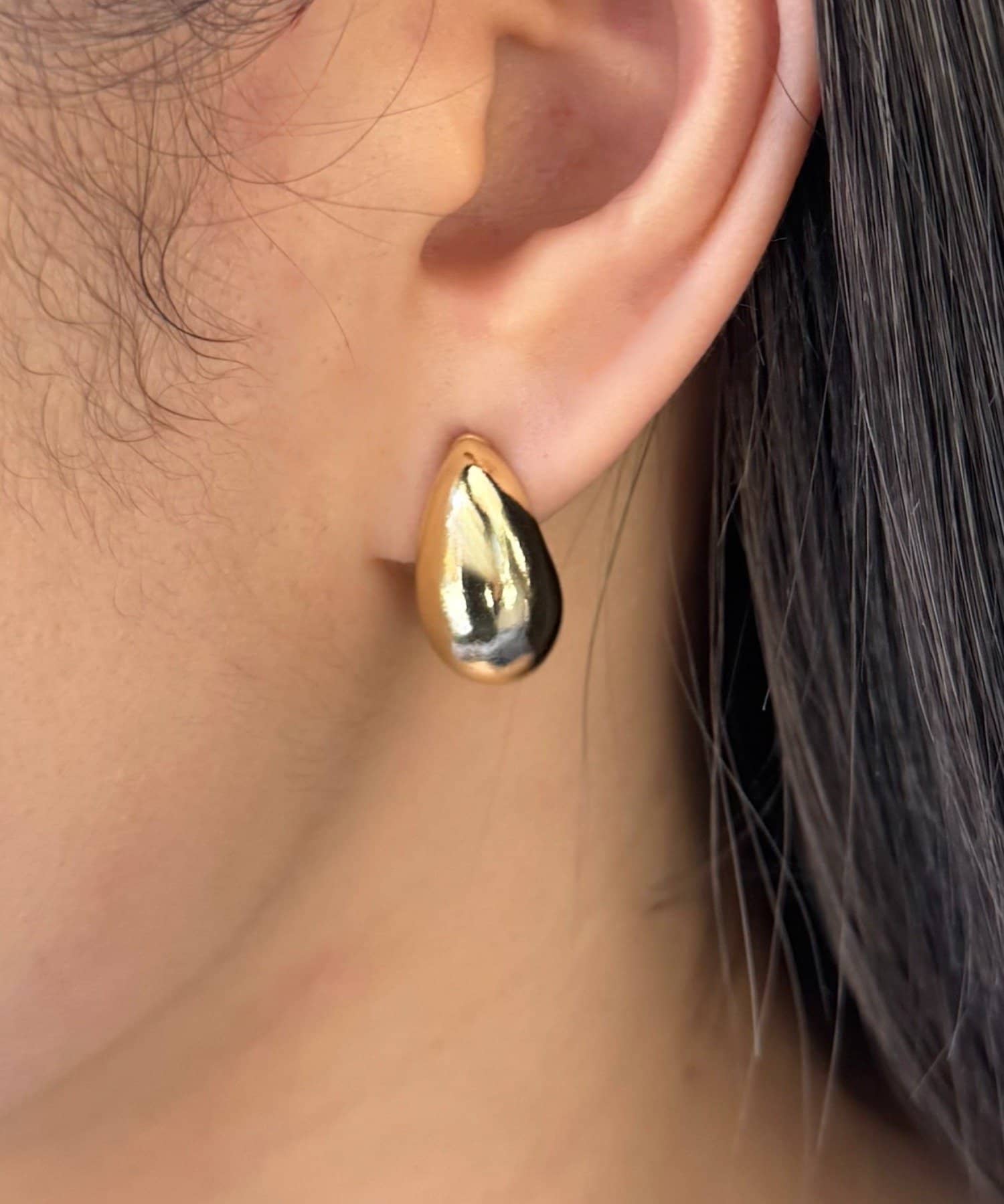 Lattice(ラティス) ぷっくりメタルイヤリング