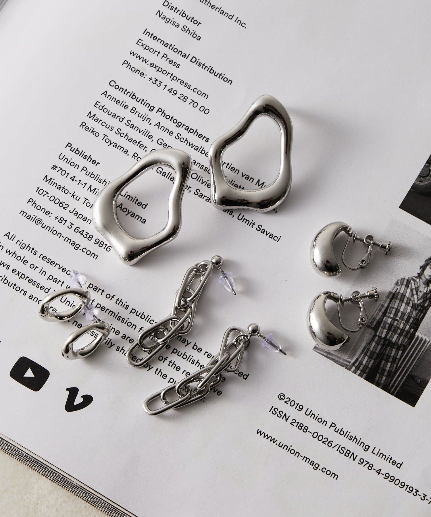 Lattice(ラティス) ぷっくりメタルイヤリング