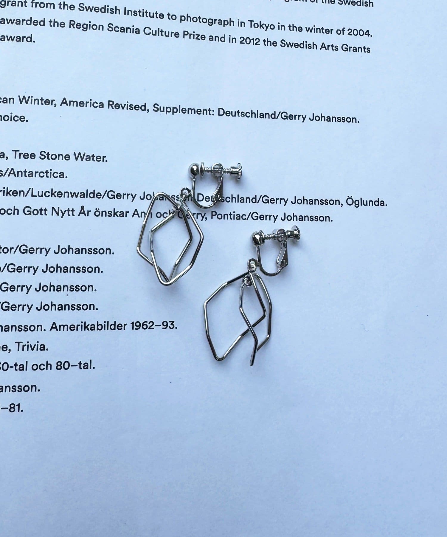 Lattice(ラティス) 華奢メタルイヤリング