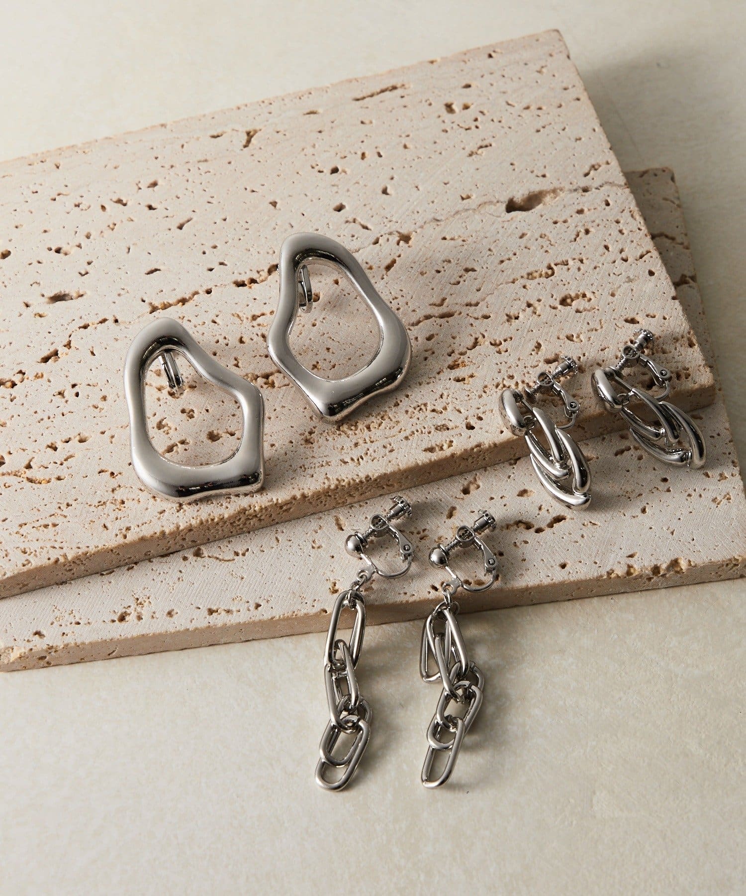 Lattice(ラティス) ニュアンスメタルイヤリング