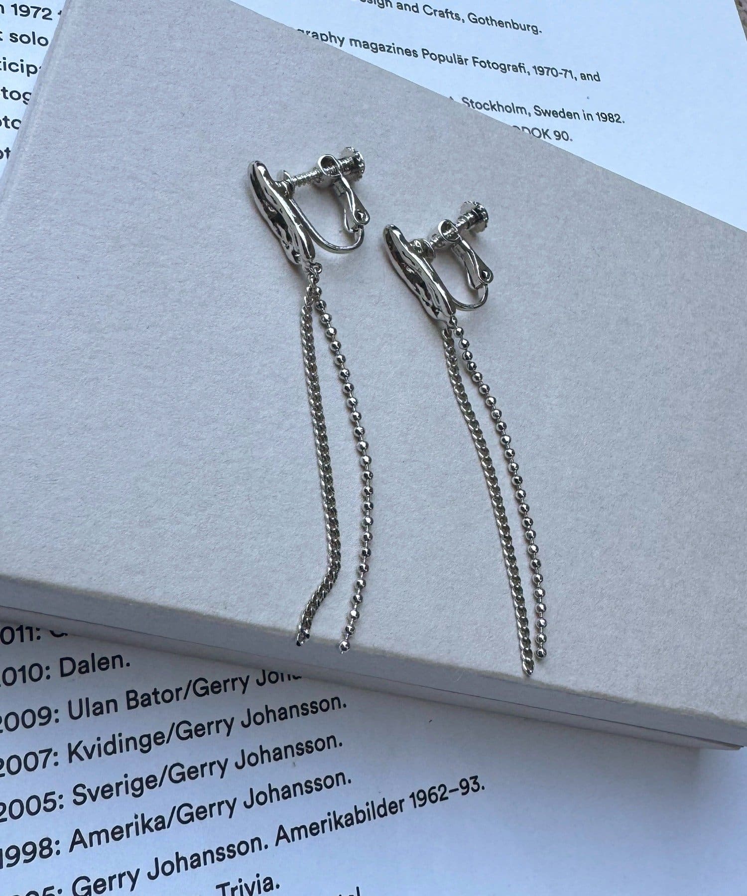 Lattice(ラティス) 華奢メタルイヤリング