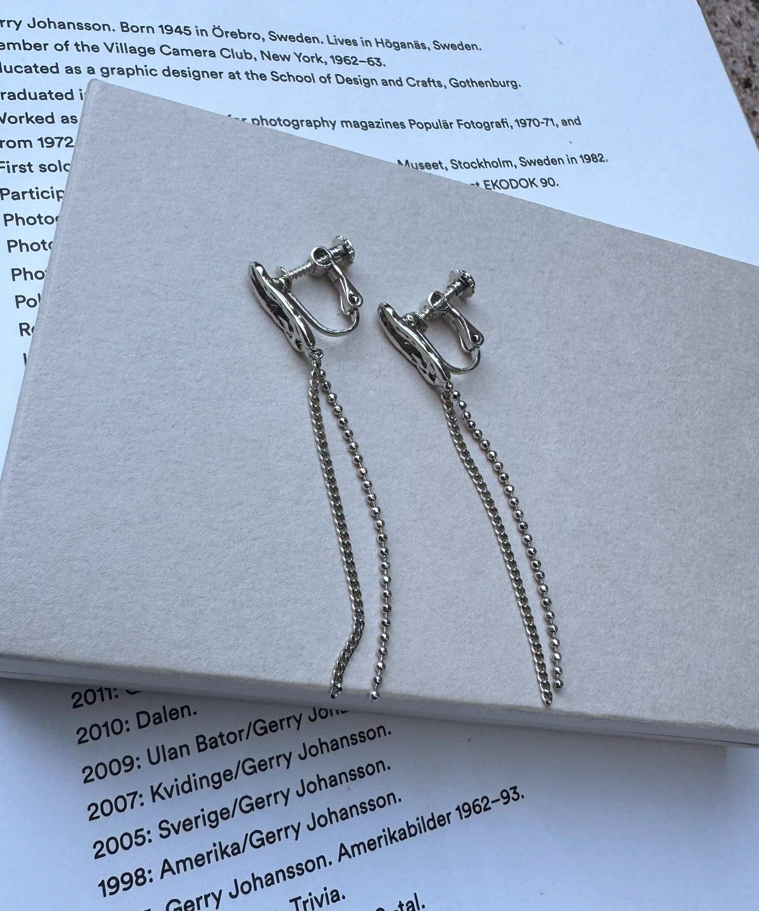 Lattice(ラティス) 華奢メタルイヤリング