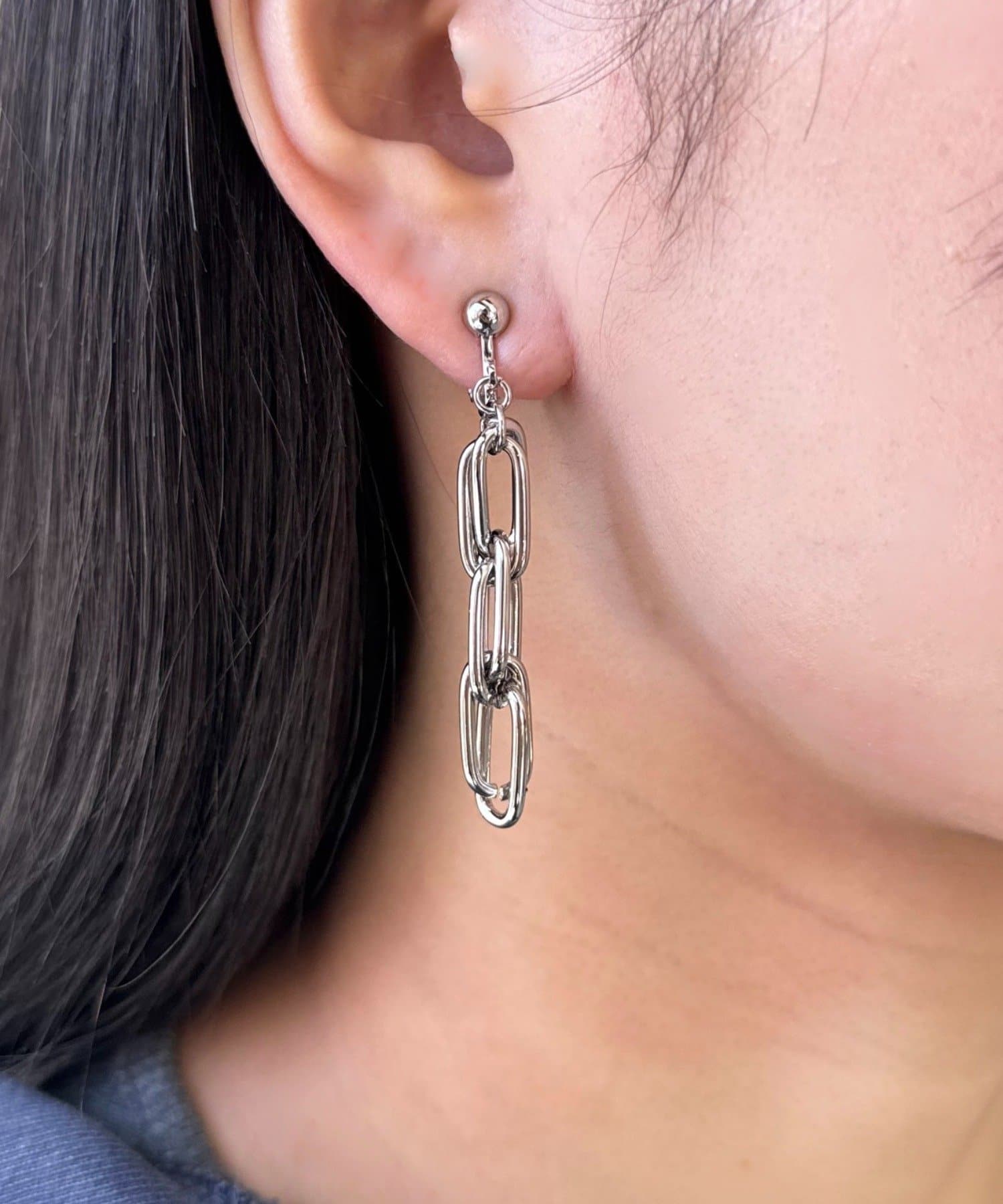 Lattice(ラティス) チェーンメタルイヤリング