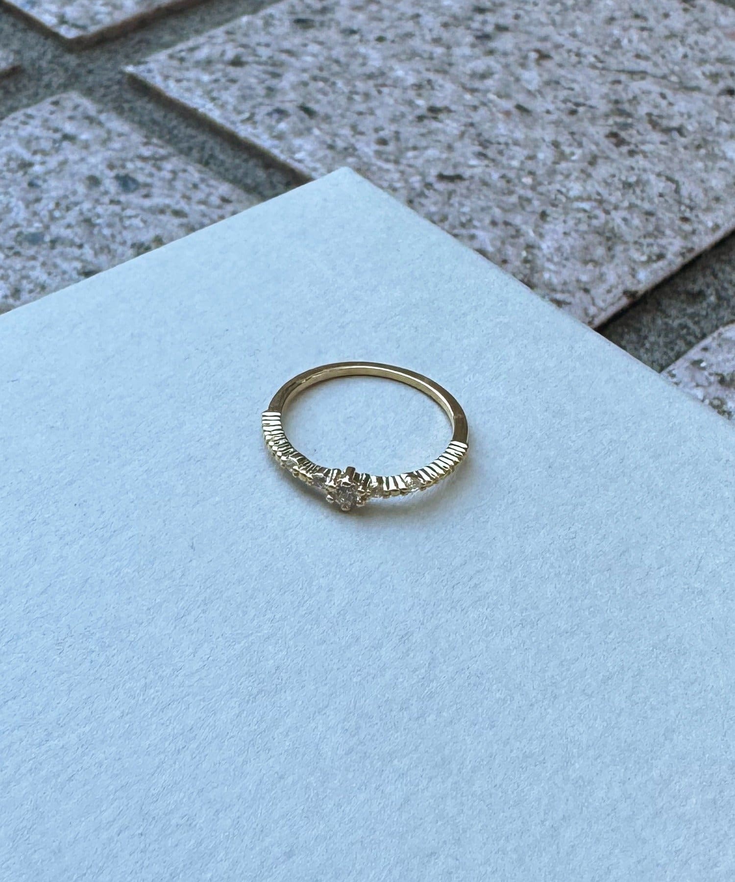 Lattice(ラティス) ストーンピンキーリング