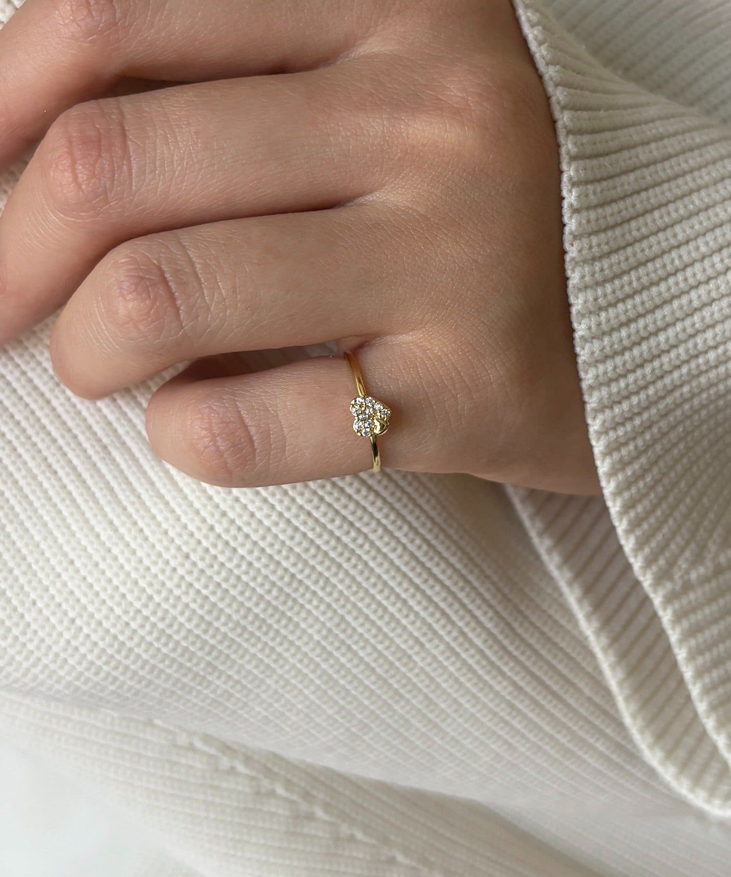 Lattice(ラティス) ストーンハートピンキーリング