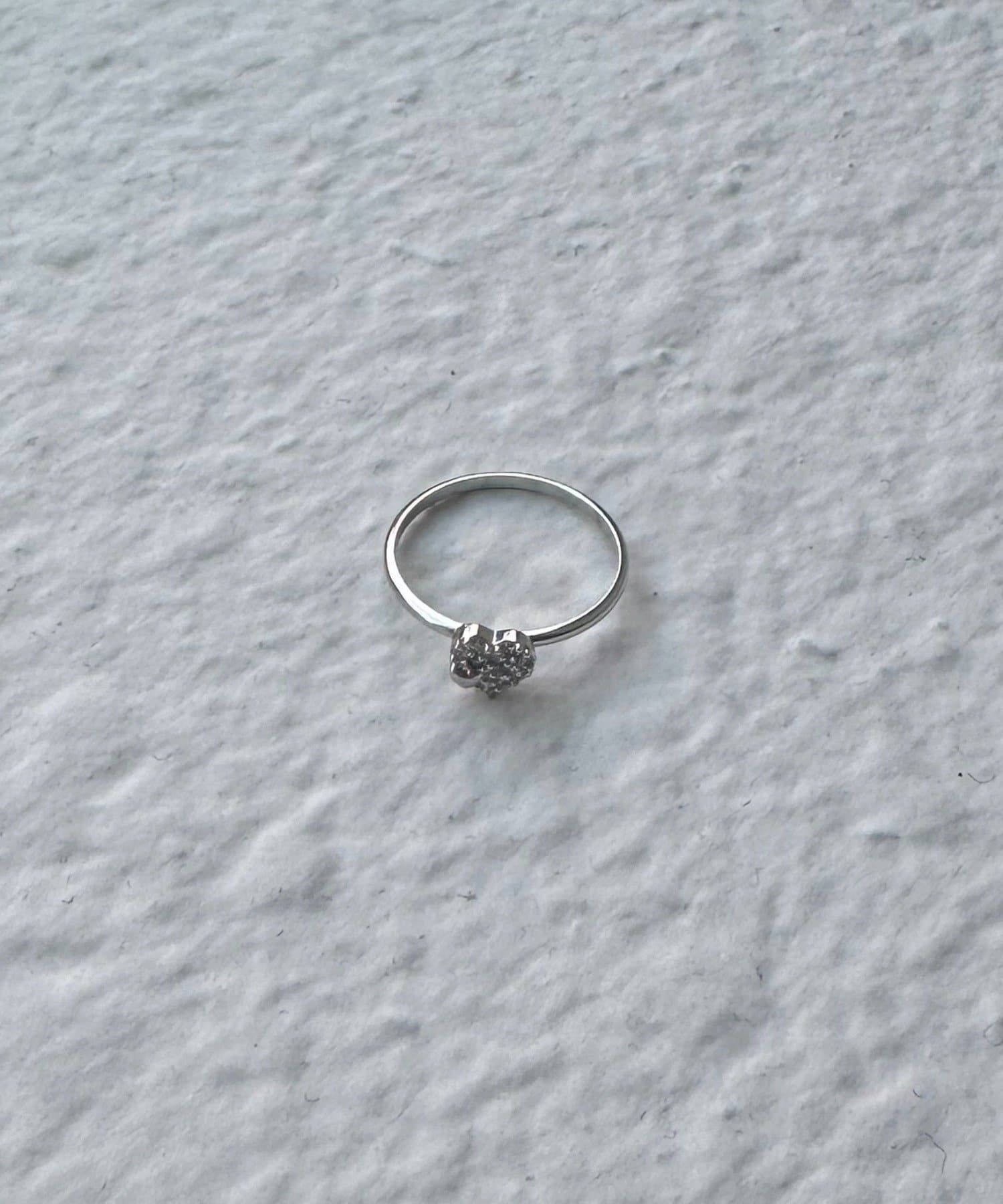 Lattice(ラティス) ストーンハートピンキーリング